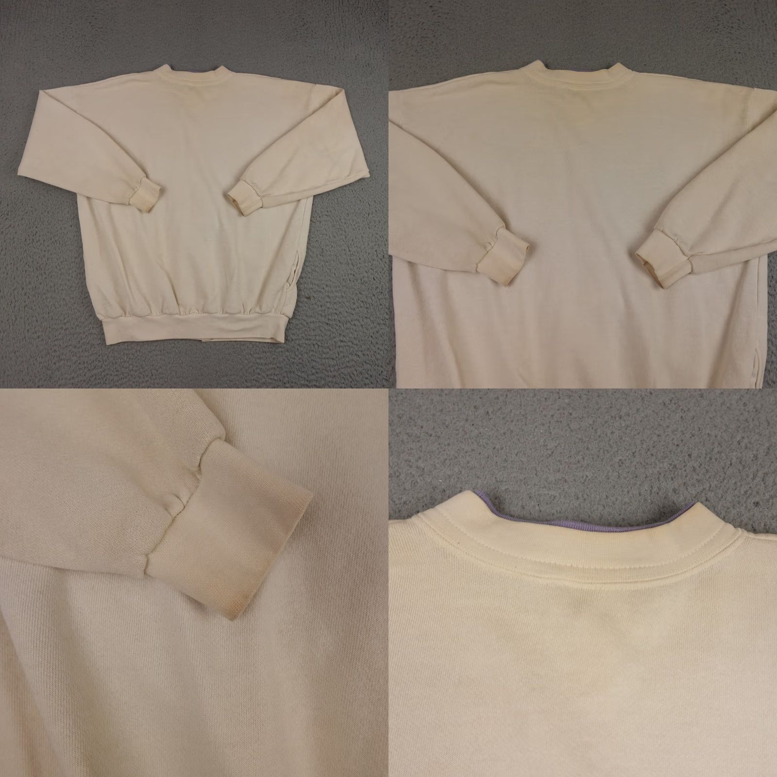 Vintage VINTAGE Morning Sun Cardigan Sweater Womens Large White Bees Flowers Grandma USA Size L / US 10 / IT 46 - 9 Thumbnail