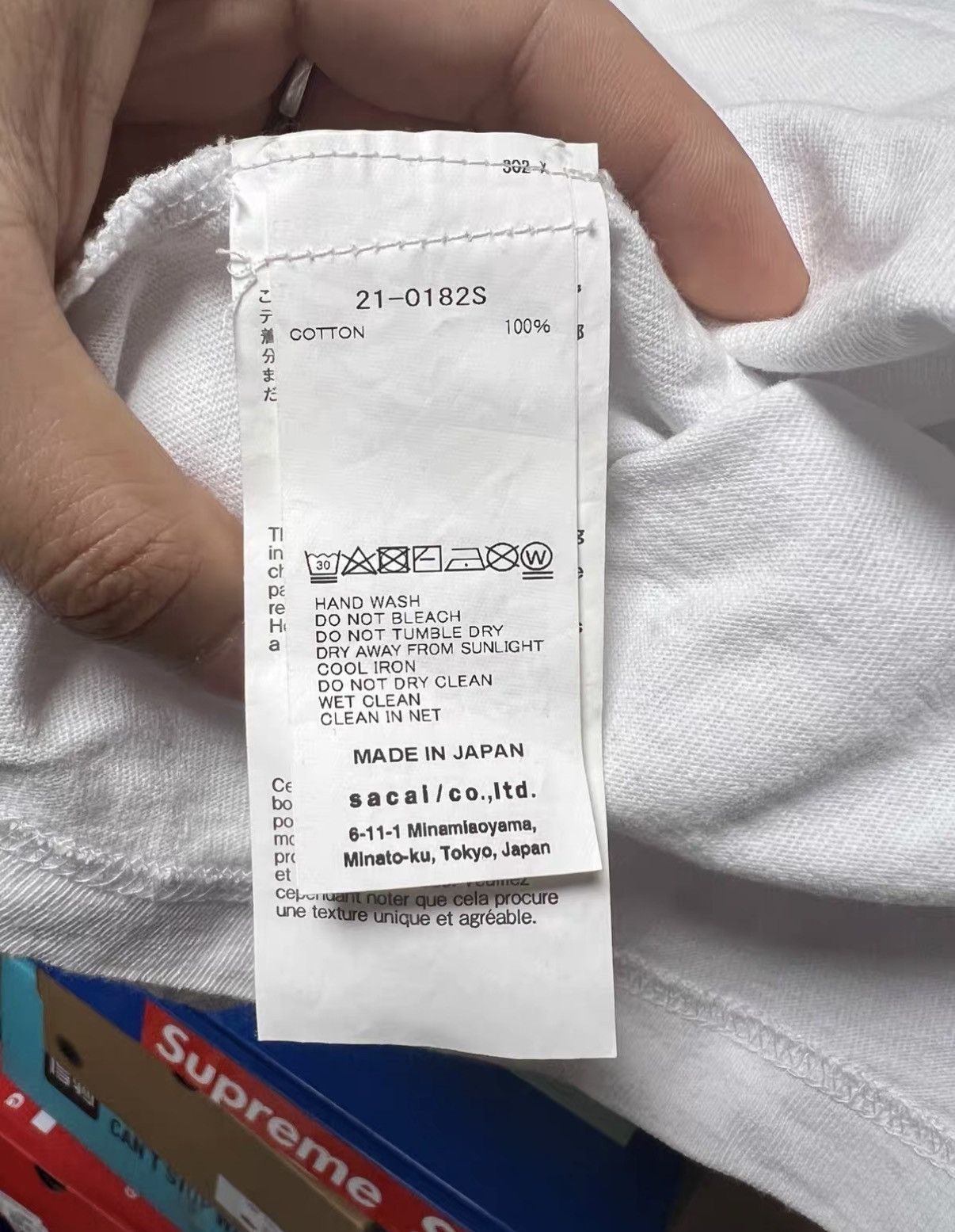 Sacai Sacai Slogan Print T-shirt J42 Size US M / EU 48-50 / 2 - 4 Thumbnail