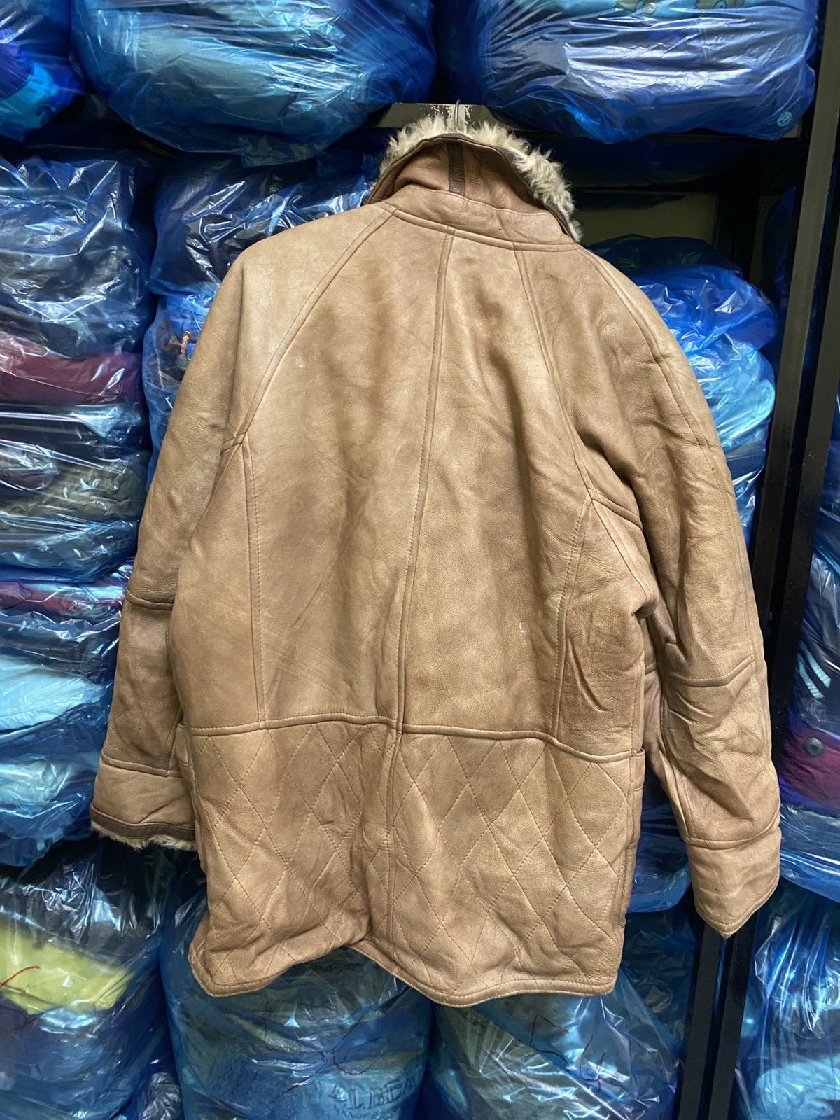 Leather Modus Vivendi Faux Fur Lined Leather Jacket Winter Coat Size US M / EU 48-50 / 2 - 8 Thumbnail