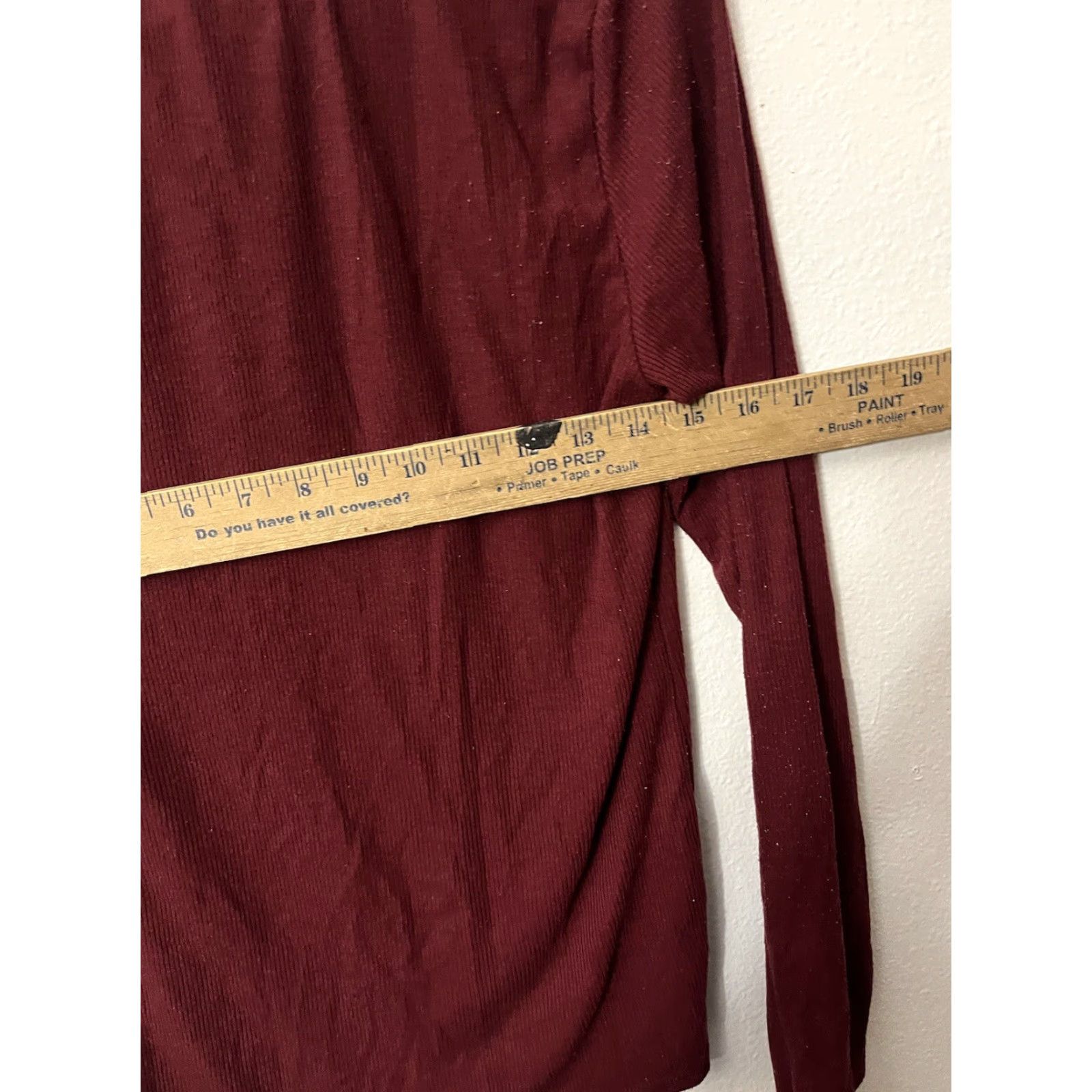 Calvin Klein VINTAGE CALVIN KLEIN Sleepshirt Women Henley Long Sleeve Red S Size S / US 4 / IT 40 - 6 Thumbnail