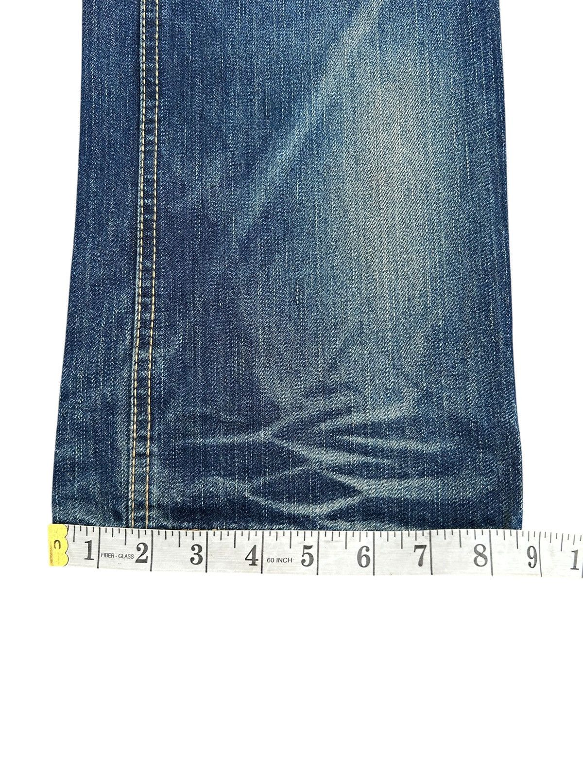 Kapital YOSHITOMO NARA LOLITA Exotic Vintage Distressed Denim Jeans Size US 34 / EU 50 - 25 Thumbnail