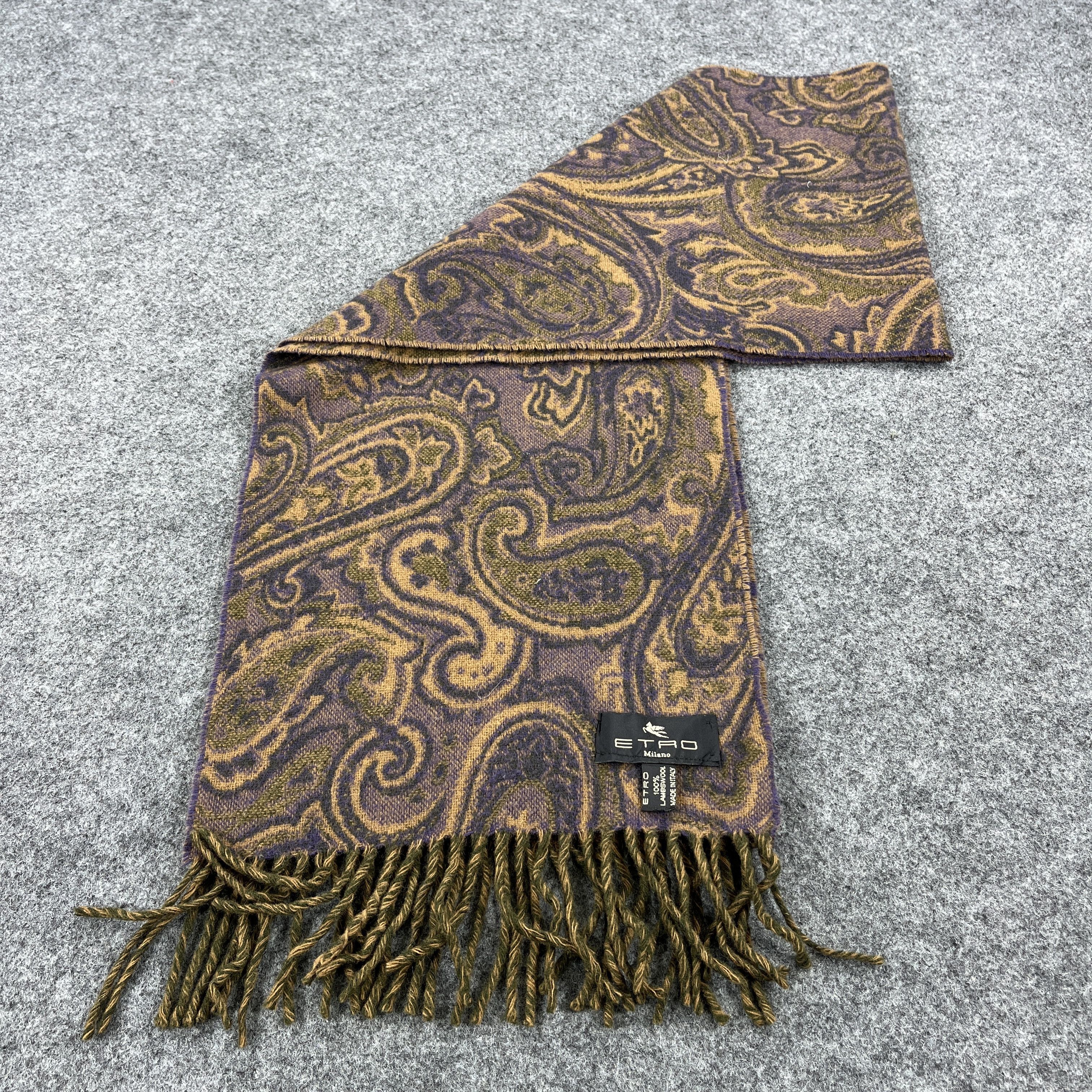 Etro Etro Paisley Scarf / Muffler / Neckwear T1499 Size ONE SIZE - 3 Thumbnail