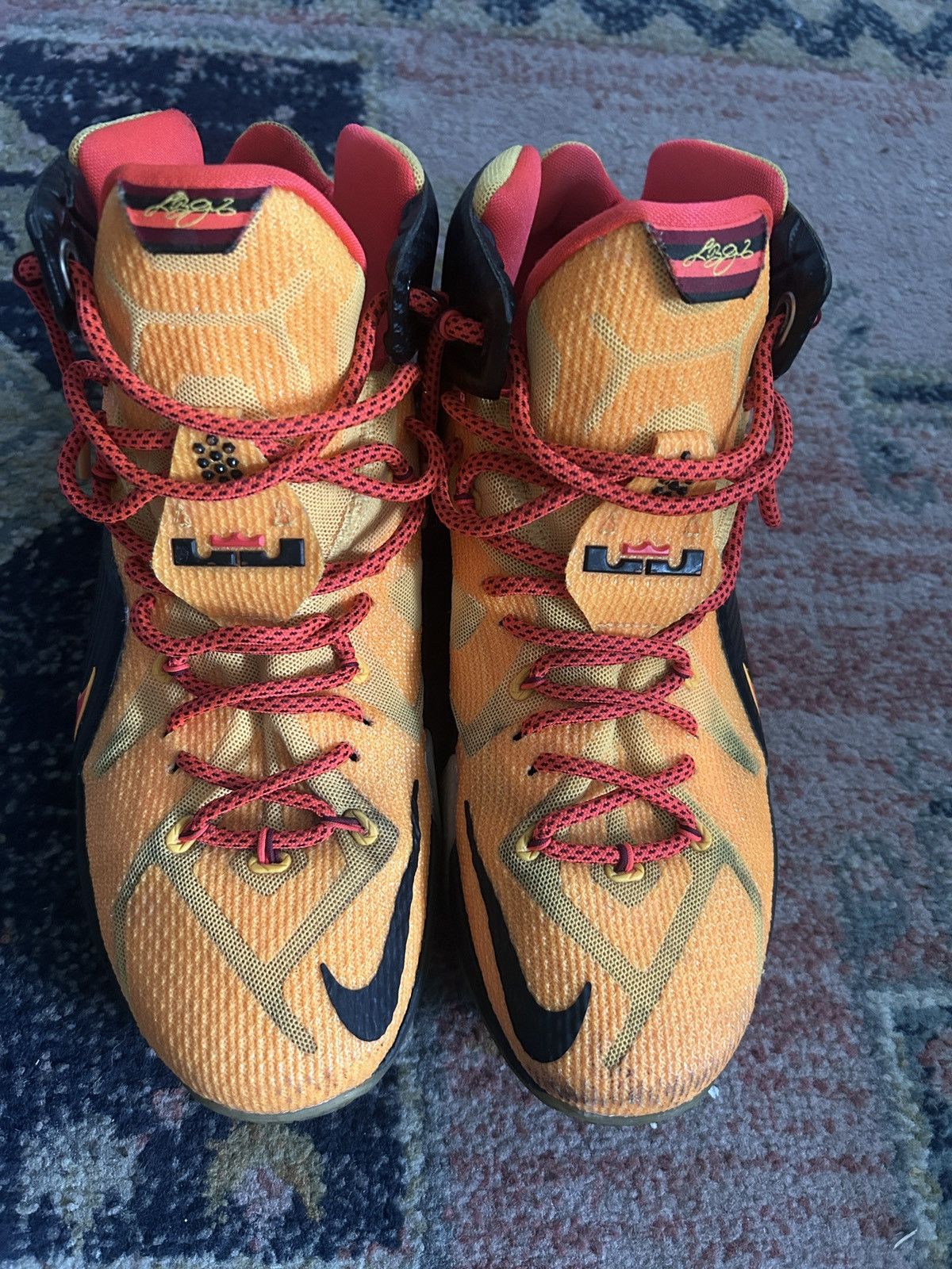 Nike Nike LeBron 12 Witness CLE Size US 11 / EU 44 - 3 Thumbnail