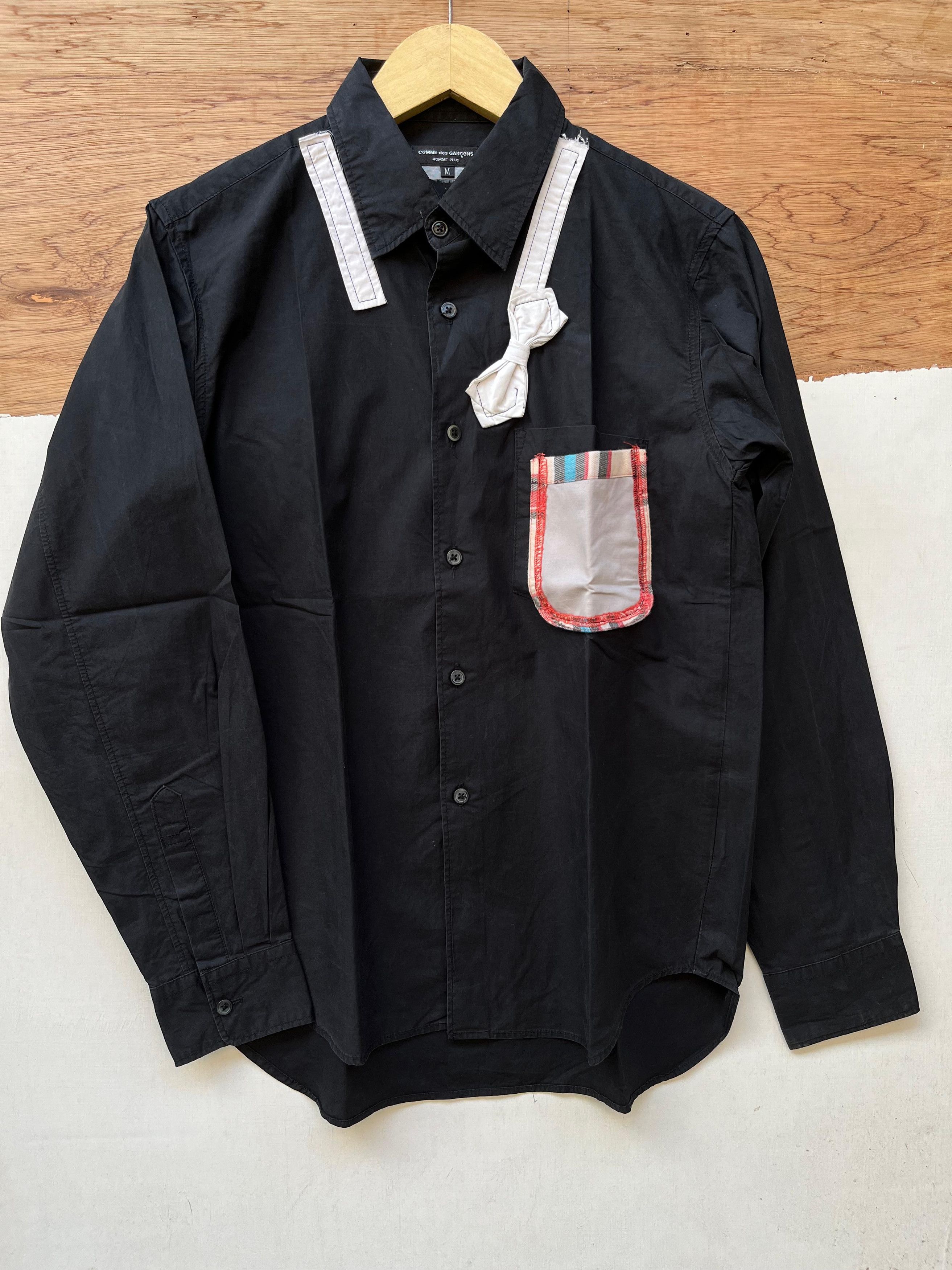 Comme des Garcons Homme Plus Comme Des Garcons Bow Tie Double Button Ups Shirt Size US M / EU 48-50 / 2 - 2 Thumbnail