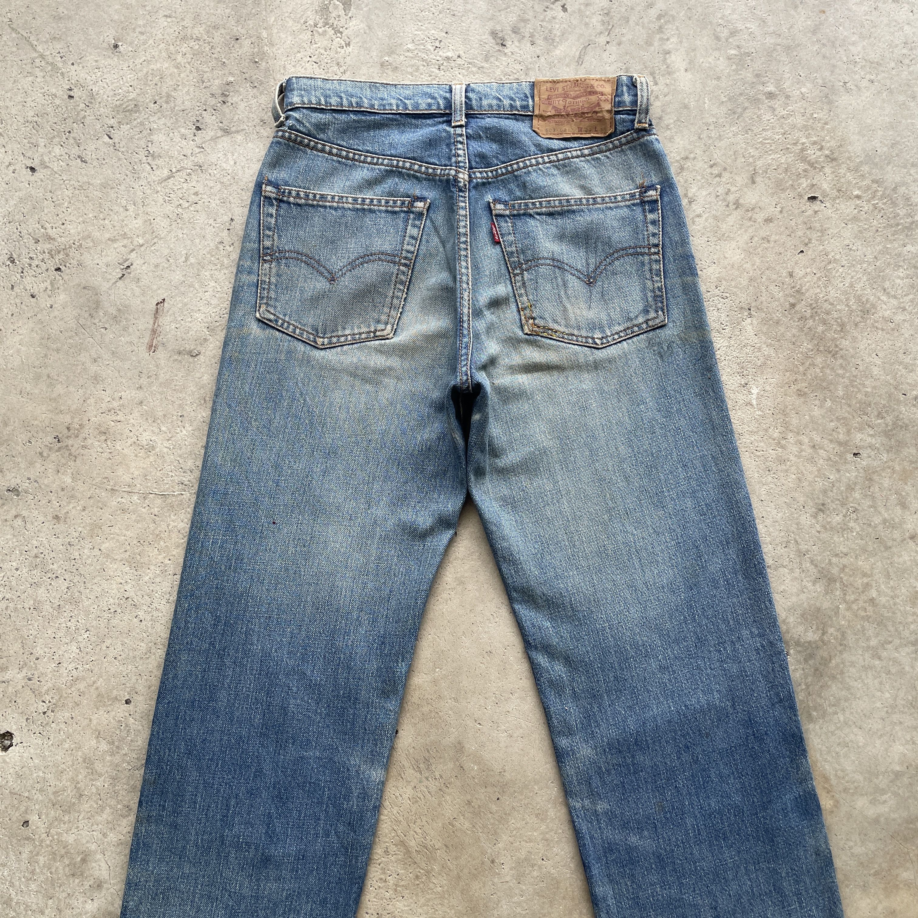Levi's Vintage Clothing VINTAGE LEVI’S 503 DENIM FADED RUSTY JEANS PANTS W28 Size US 28 / EU 44 - 9 Thumbnail