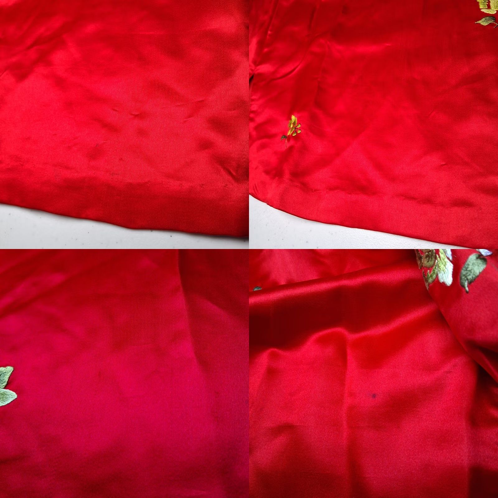 Vintage VINTAGE Asian Silk Jacket Women 34 Red Floral Embroidered Lined Traditional Ethnic READ Size XXS / US 00 / IT 34 - 9 Thumbnail