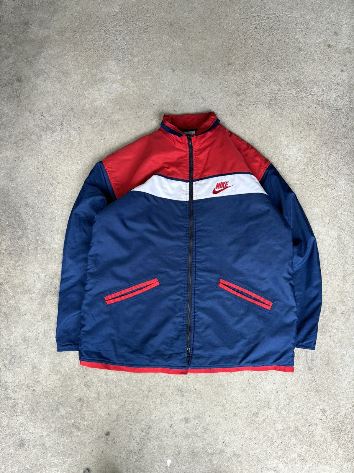 Nike × Vintage Nike Vintage y2k Jacket swoosh ⭐️RARE⭐️ XL Size US XL / EU 56 / 4 - 2 Thumbnail