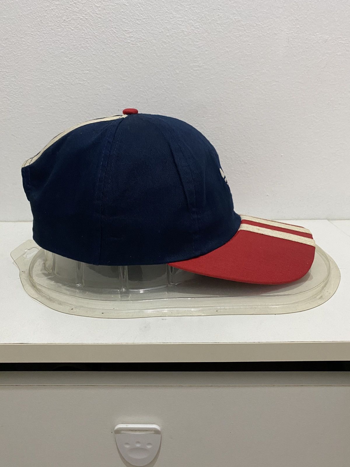 Adidas Vintage 90s Adidas Trefoil Three Stripe Hats SnapBack Size ONE SIZE - 3 Thumbnail
