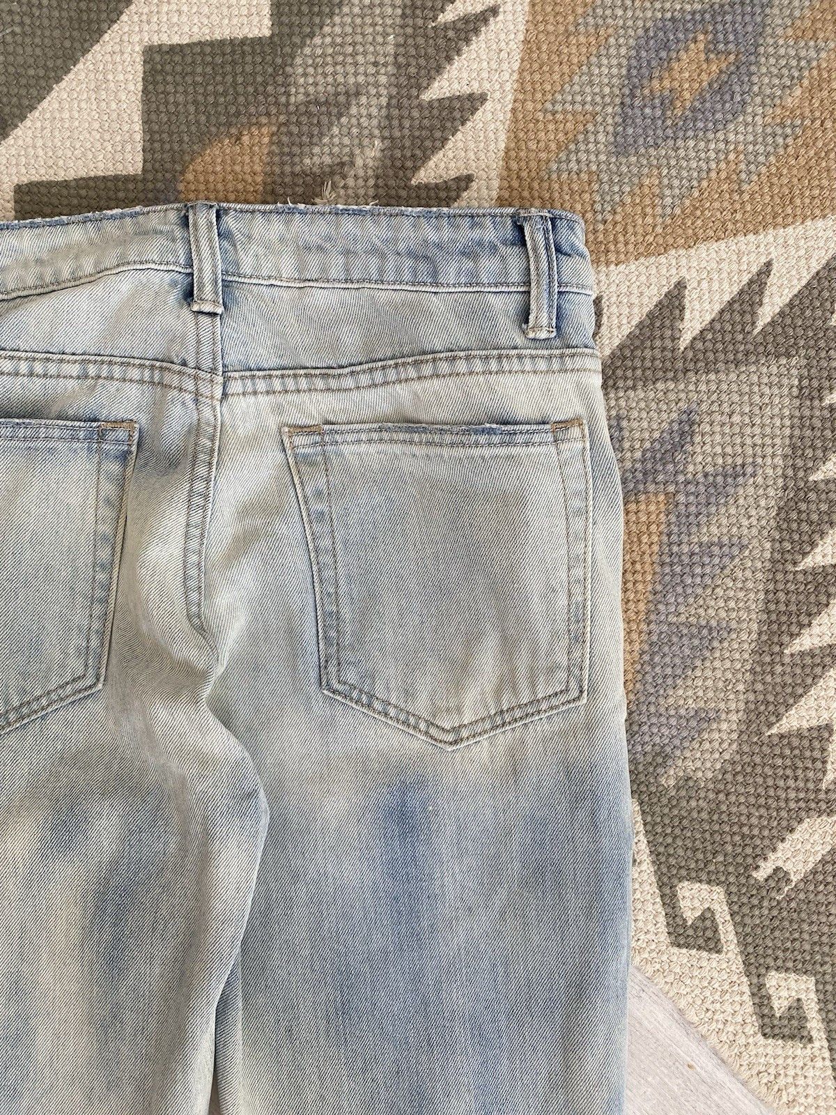 Helmut Lang Helmut Lang Womens Washed Denim Jeans Pants Size 26" / US 2 / IT 38 - 9 Thumbnail