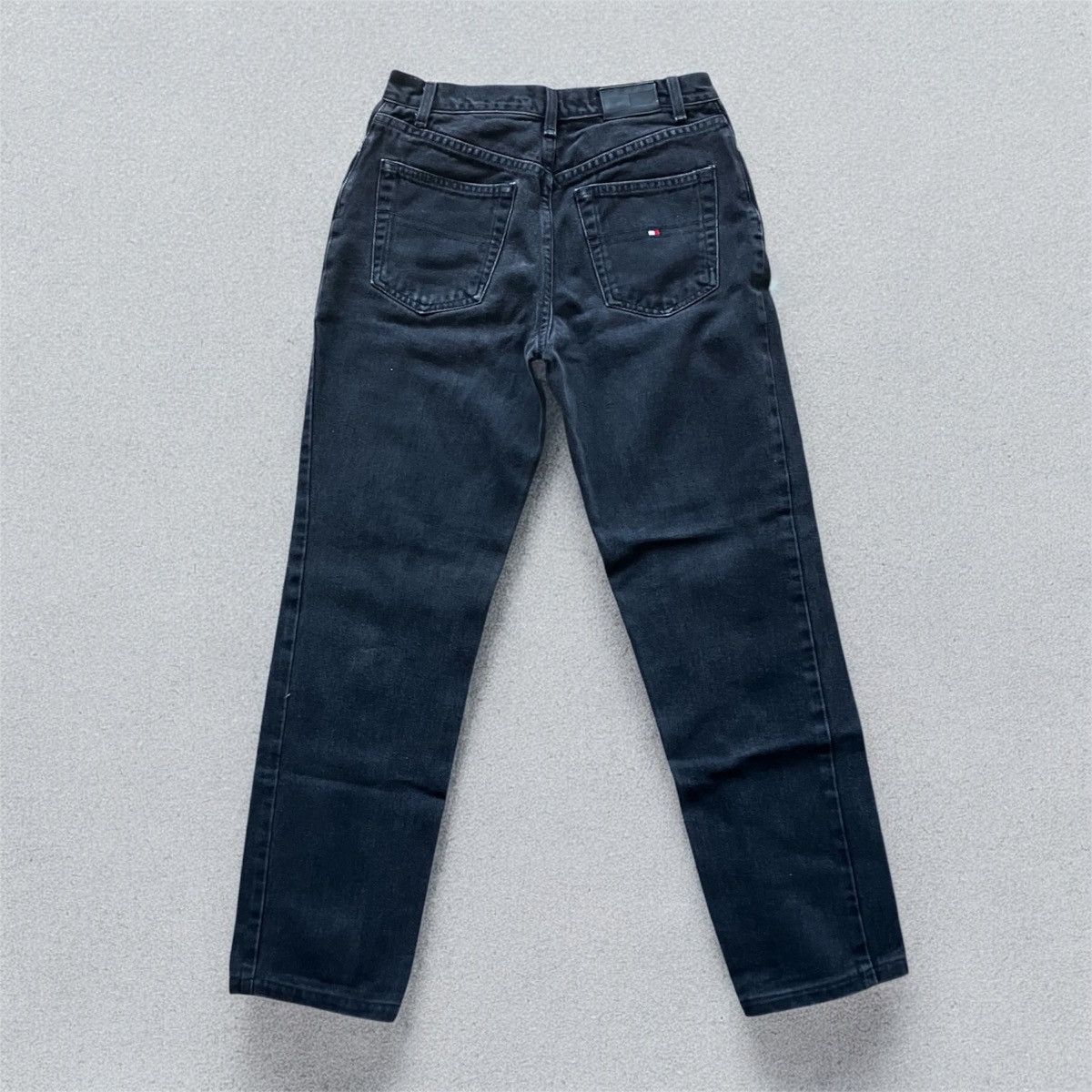 Tommy Hilfiger Vintage 90s Tommy Hilfiger Jeans Women’s Black Denim VTG Y2K Size 27" / US 4 / IT 40 - 2 Thumbnail