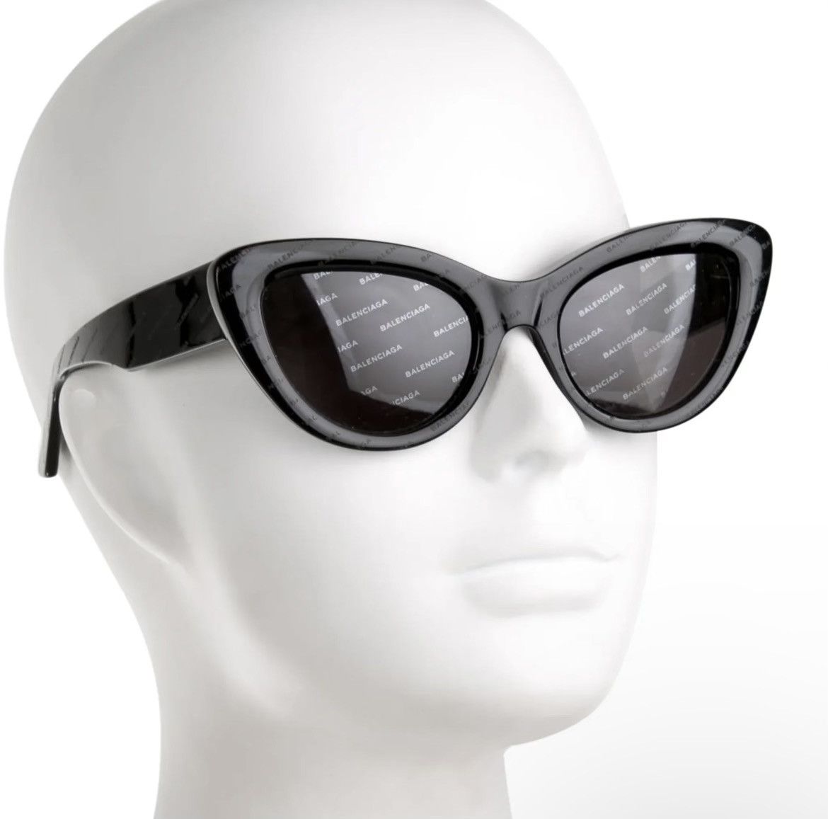Balenciaga Balenciaga Logomania Cat Eye Sunglasses Size ONE SIZE - 1 Thumbnail