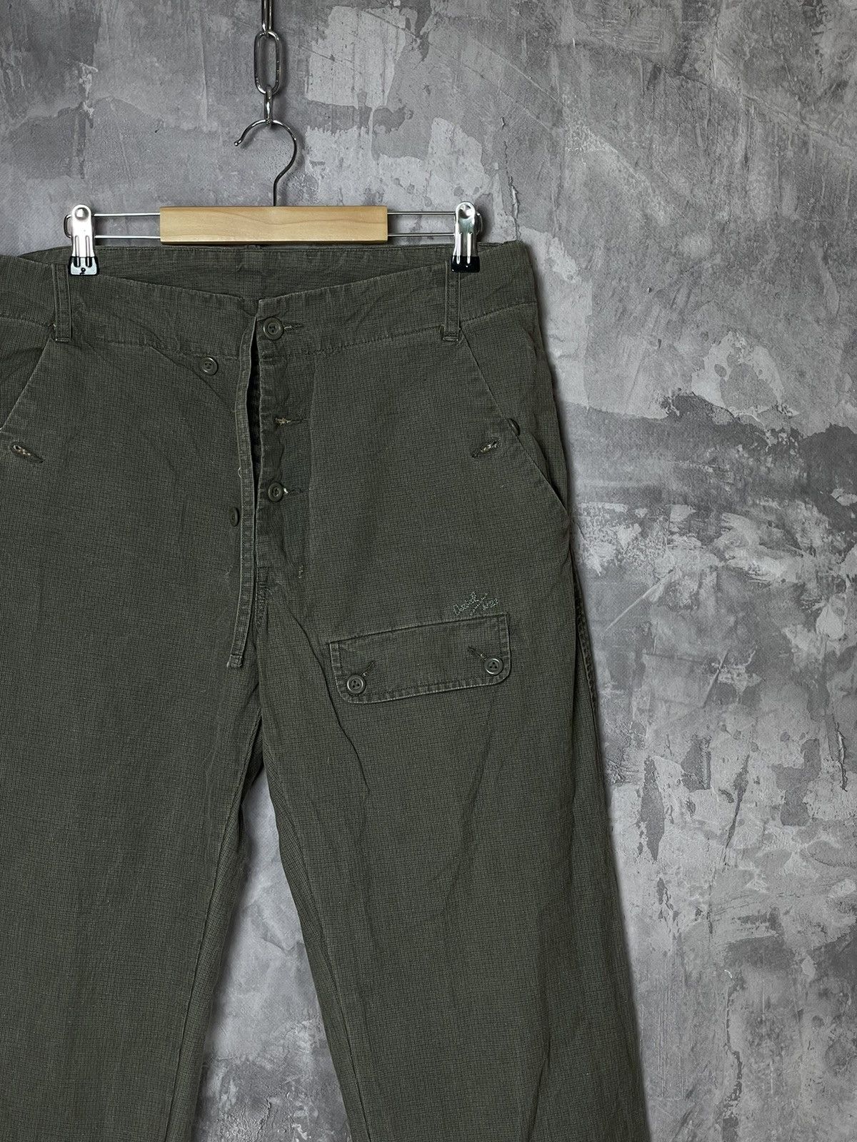 Diesel × Japanese Brand × Vintage VINTAGE Y2K DISTRESSED AVANT-GARDE DIESEL CARGO DENIM PANTS Size US 31 - 4 Thumbnail