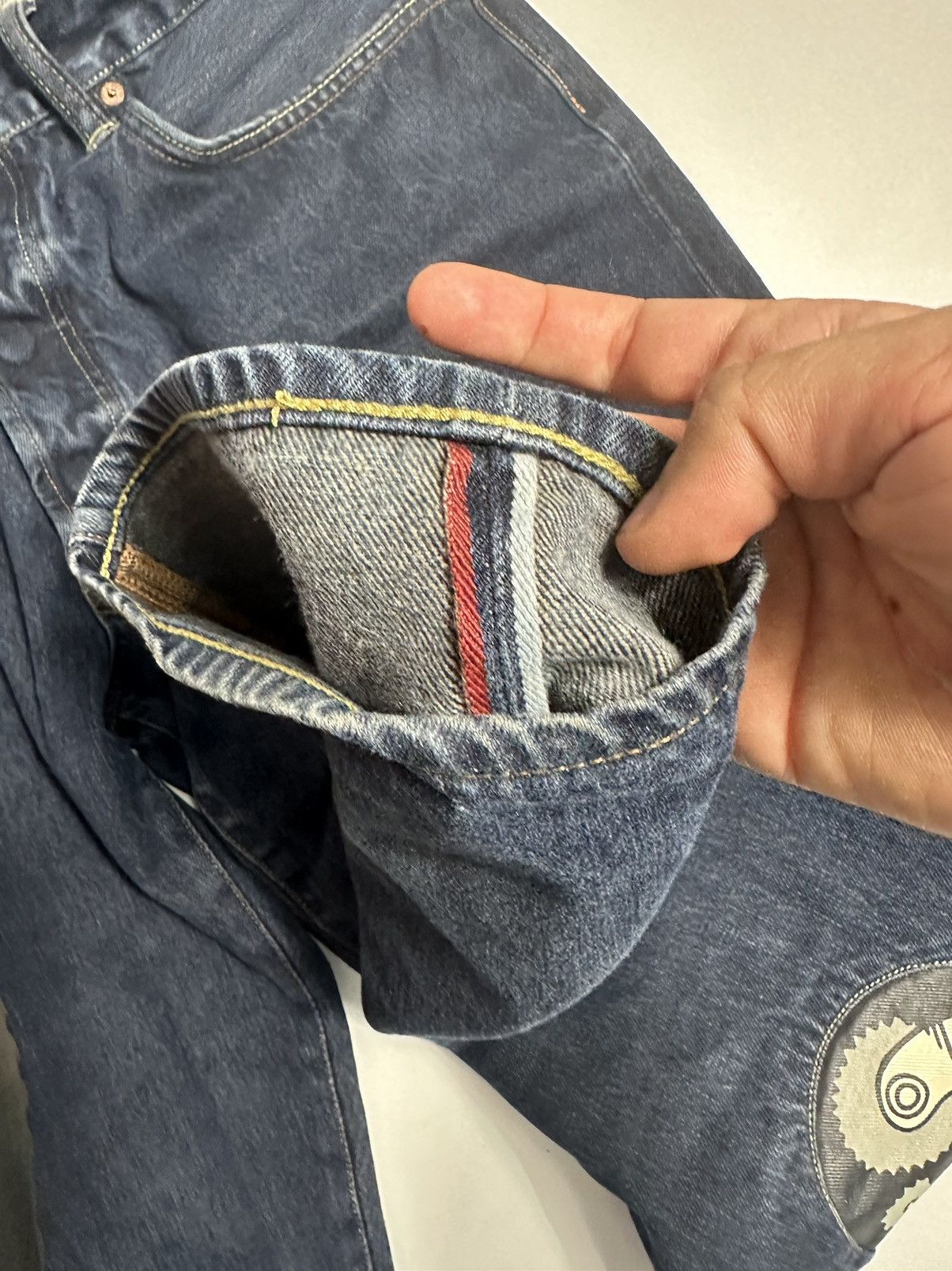 Evisu × Vintage Evisu Big Daicock Jeans Size US 36 / EU 52 - 7 Thumbnail