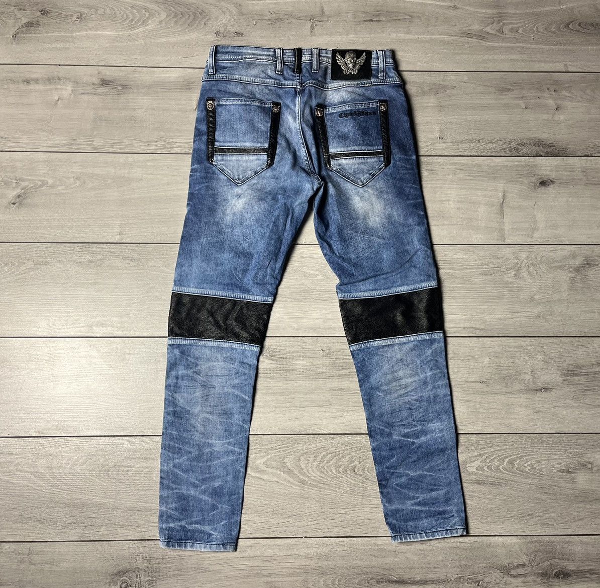 Japanese Brand Vintage CipoBaxx denim jeans biker style y2k japanese 30/32 Size US 30 / EU 46 - 5 Thumbnail