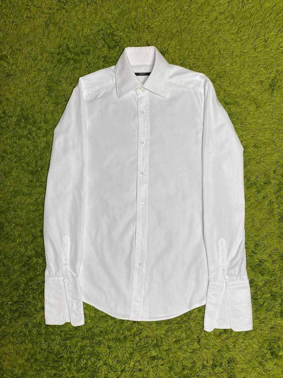 Gucci x Tom Ford Classic Dress Casual White Shirt Button Up