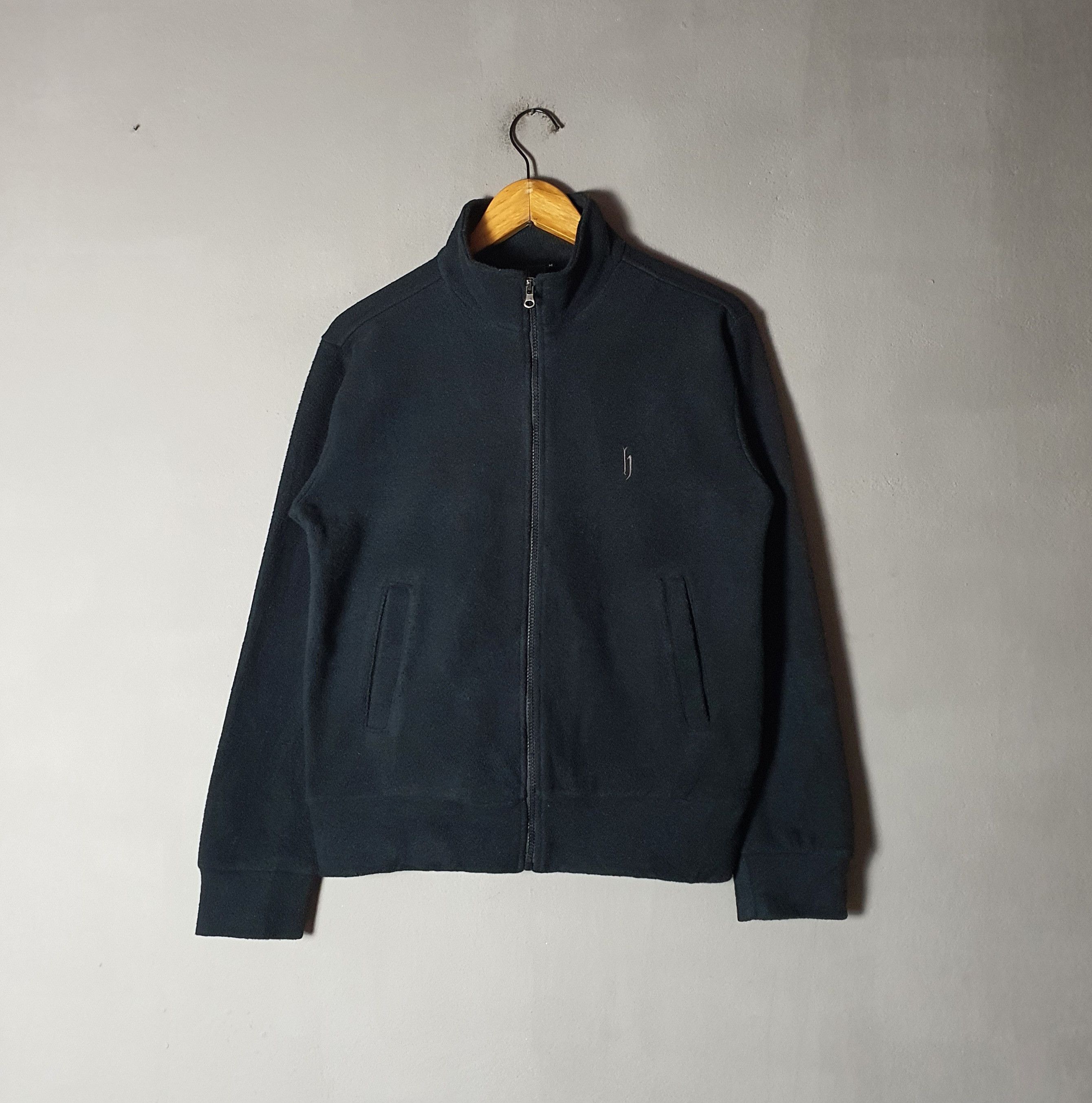 DJ HONDA 1990s Hip Hop Fleece Zipper Sweater size S-M