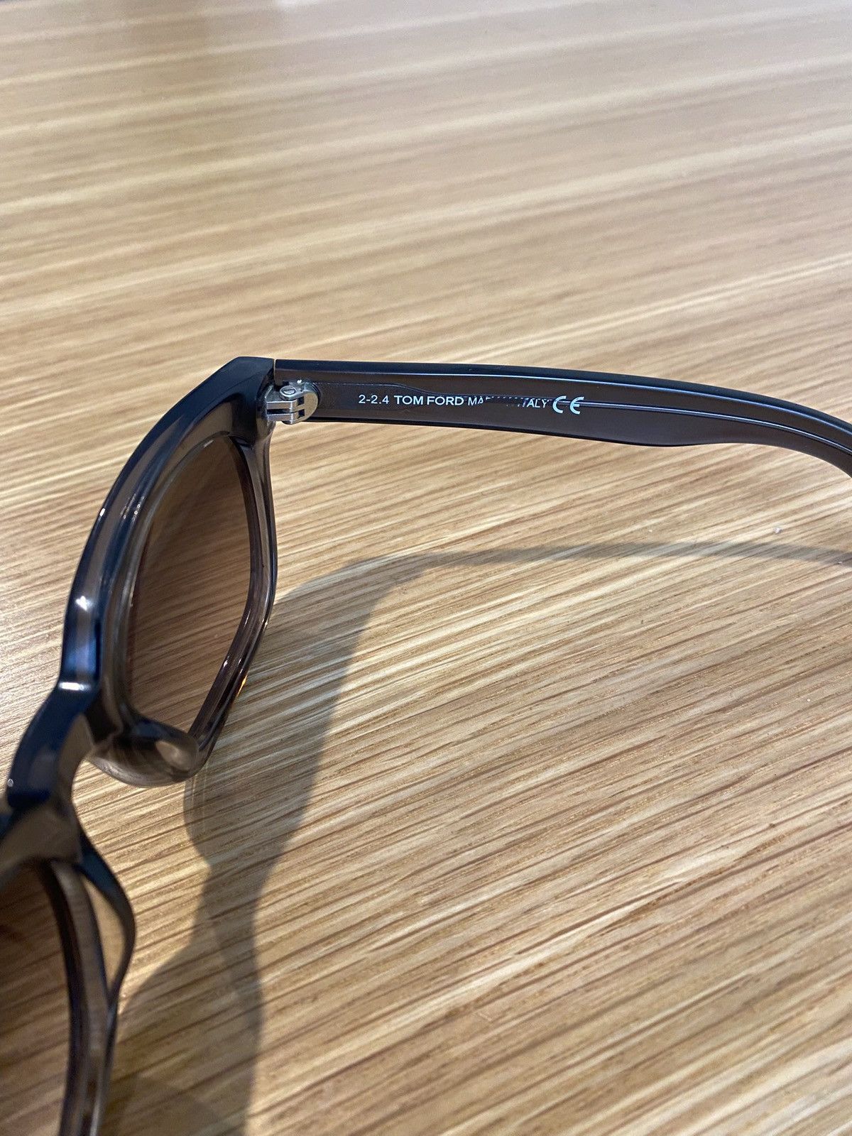 Tom Ford Tom Ford TF211 92B Sunglasses – Dark Havana / Smoke Lenses Size ONE SIZE - 6 Thumbnail