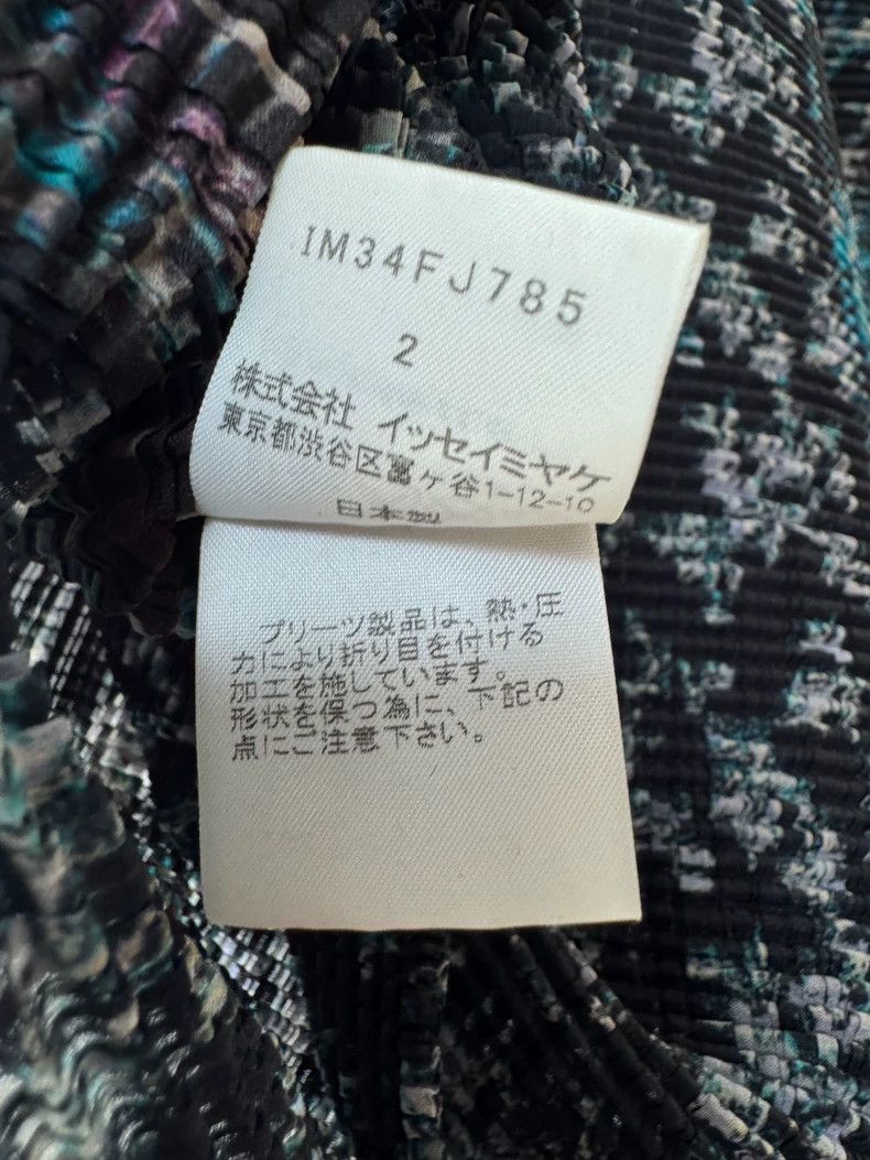 Issey Miyake Issey Miyake size:2 A vintage top with retro blue flowers Size XS / US 0-2 / IT 36-38 - 5 Thumbnail