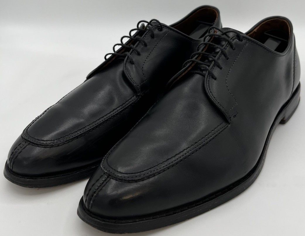Allen Edmonds Allen Edmonds "LASALLE" Black Leather Split Toe Derby 10D Size US 10 / EU 43 - 2 Thumbnail
