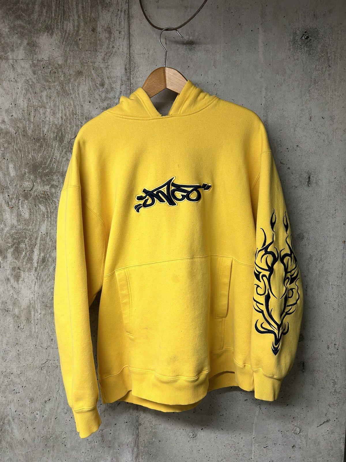 JNCO Vintage 90s JNCO Flame Hoodie Size US L / EU 52-54 / 3 - 2 Thumbnail