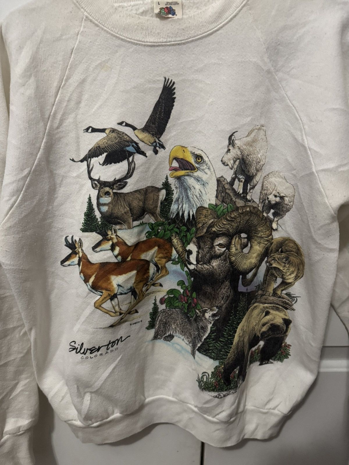 Vintage VINTAGE 1991 SILVERTON COLARADO NATURE CREWNECK Size US L / EU 52-54 / 3 - 1 Thumbnail
