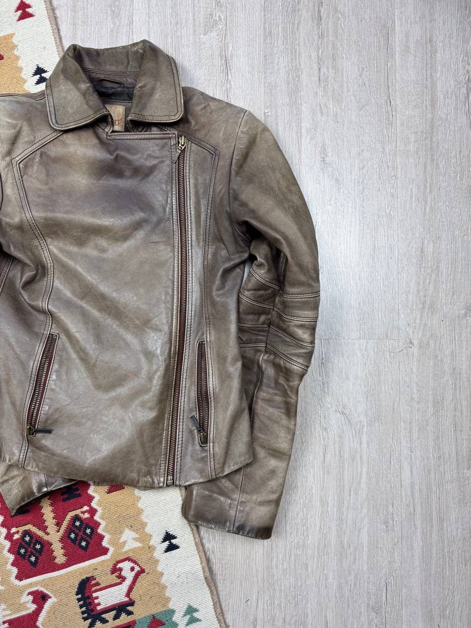 Vintage RARE Vintage Avantgarde Leather Jacket Size S / US 4 / IT 40 - 3 Thumbnail