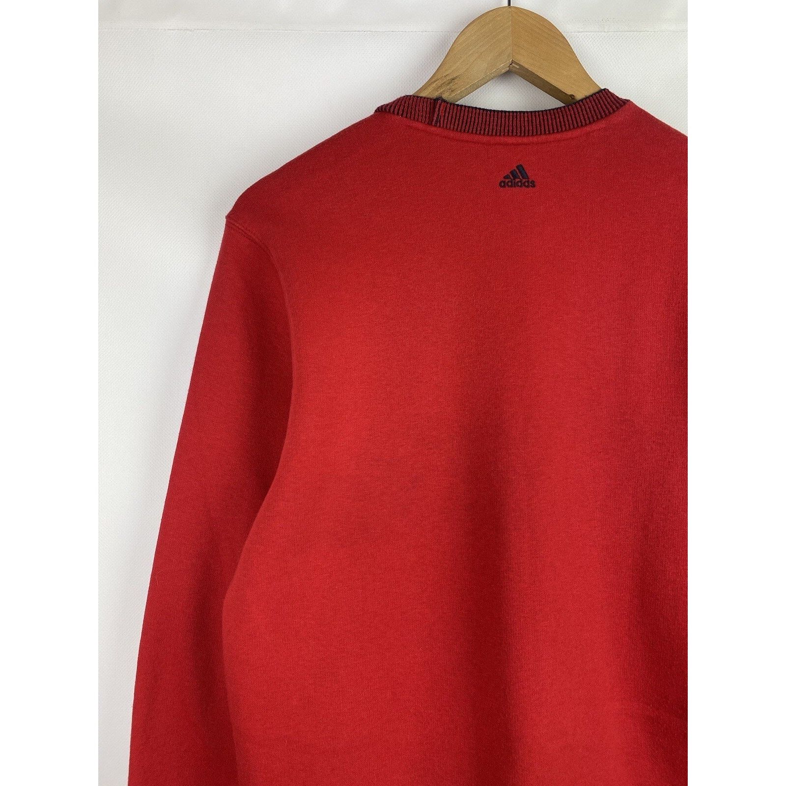 Adidas Adidas vintage big logo sweatshirt pullover size Xs / S Size US XS / EU 42 / 0 - 12 Thumbnail