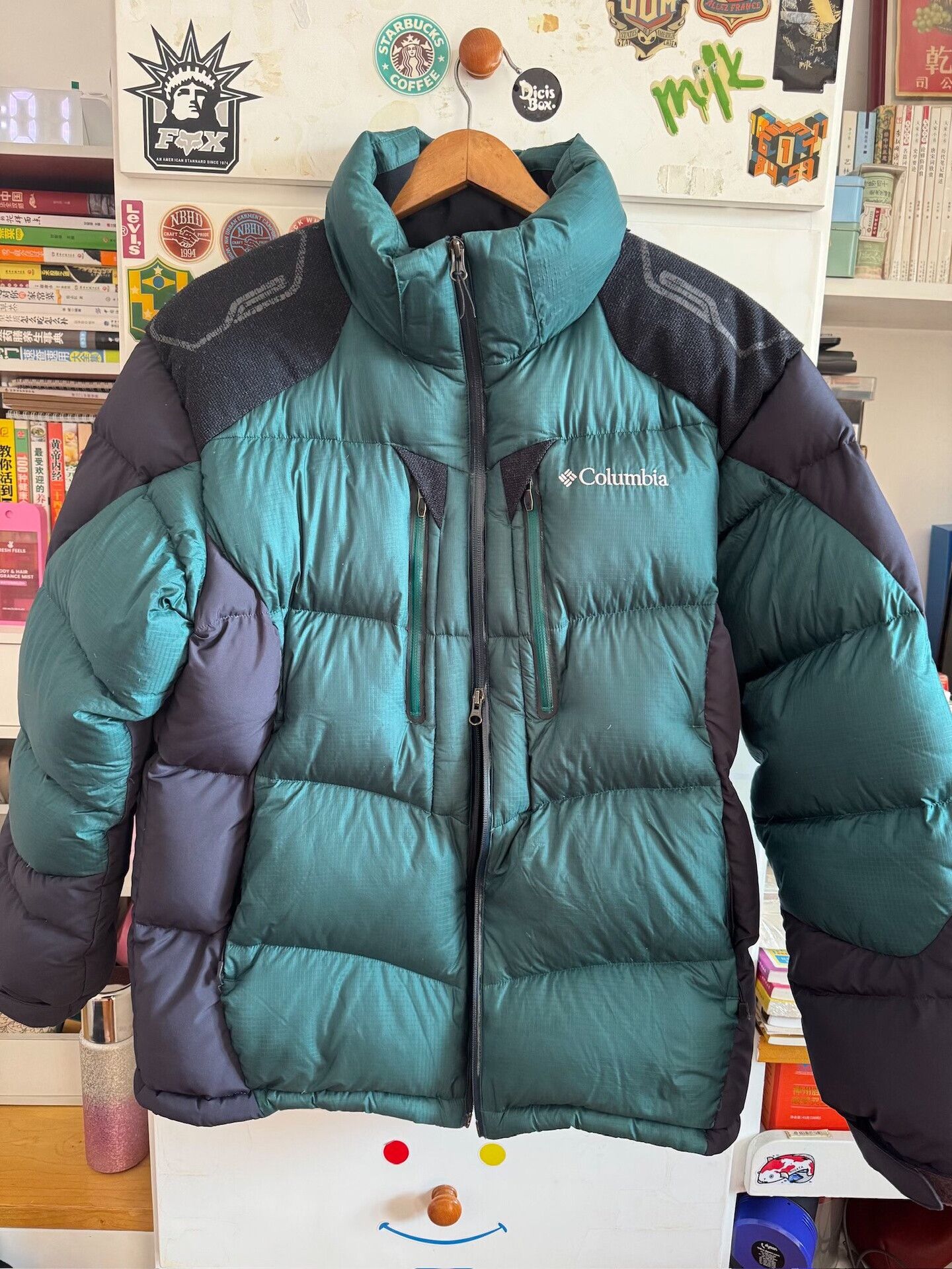 Patagonia Columbia Green Puffer Down Jacket Size US L / EU 52-54 / 3 - 1 Thumbnail