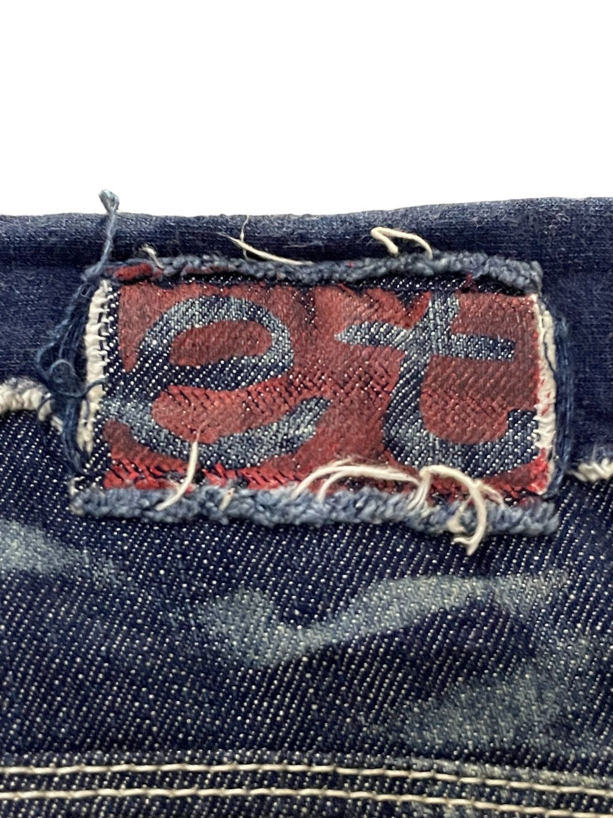 If Six Was Nine × Le Grande Bleu (L.G.B.) G.O.A Japan Style Indigo Wash Flared Wide Leg Jeans Size US 31 - 16 Thumbnail