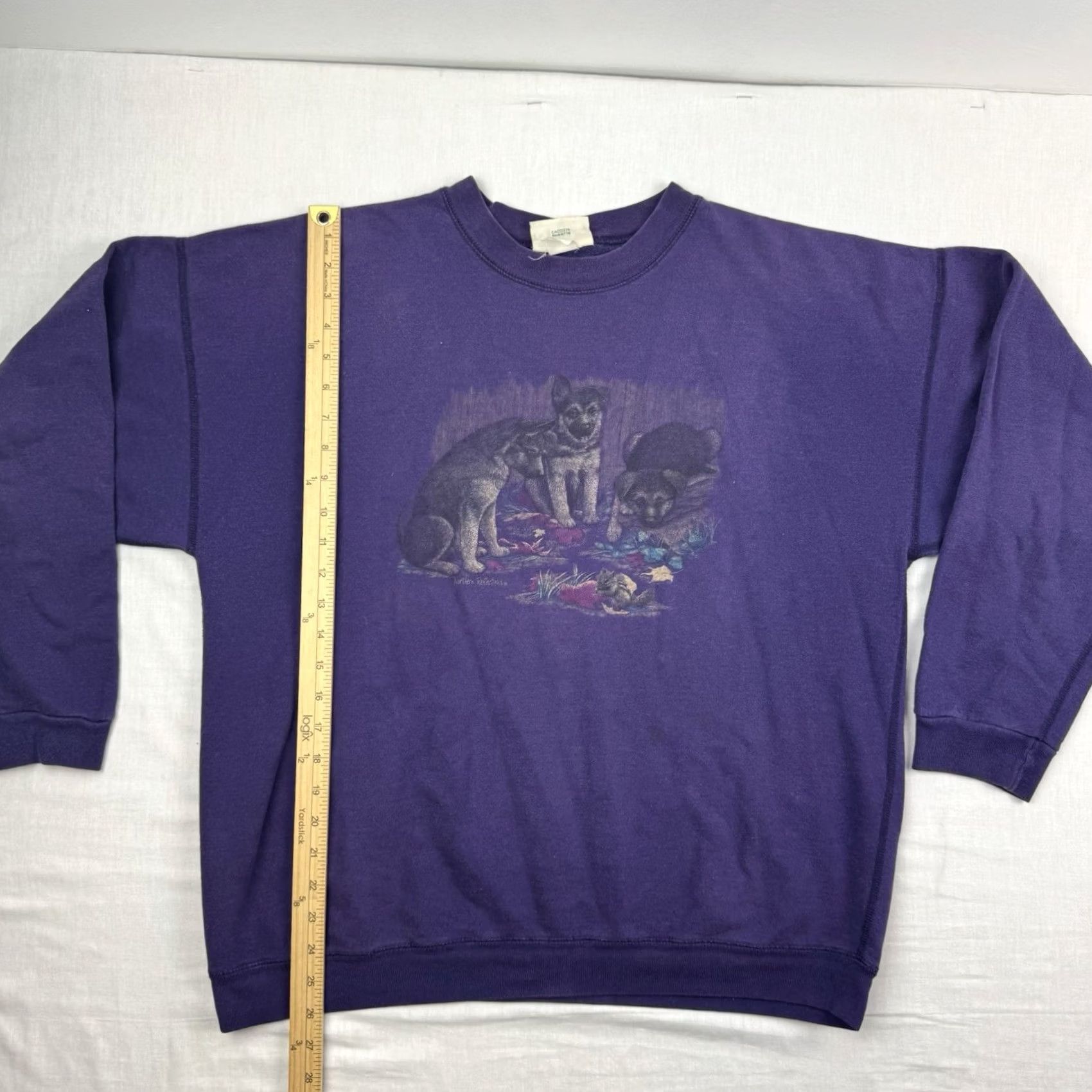 Northern Reflections VINTAGE Northern Reflections Sweatshirt Dog 90s Purple Adult Large Crew Neck Pullover Mens Nature Animals ADD? Size US L / EU 52-54 / 3 - 7 Thumbnail