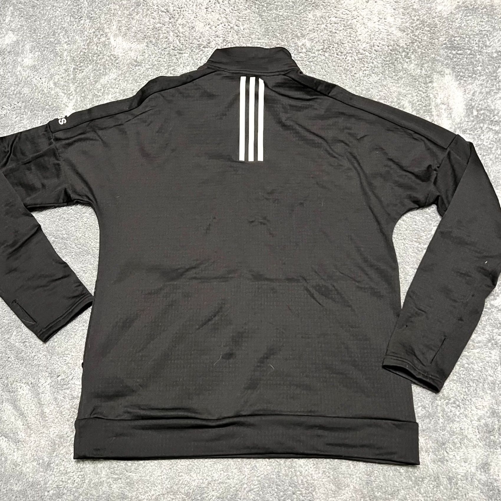 Adidas Adidas Jacket Mens Large Climaheat 1/4 Zip Pullover Jacket Black M ID Size US L / EU 52-54 / 3 - 3 Thumbnail