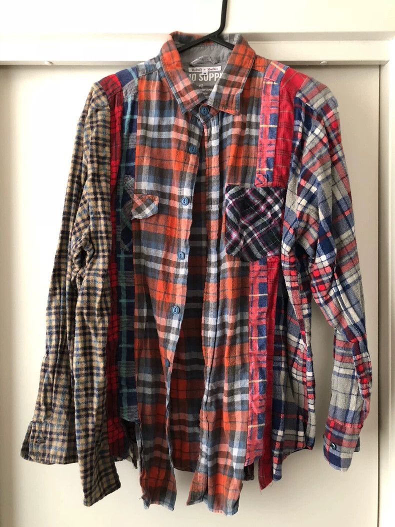 Needles Rare Colorblock Shirt M - dmc