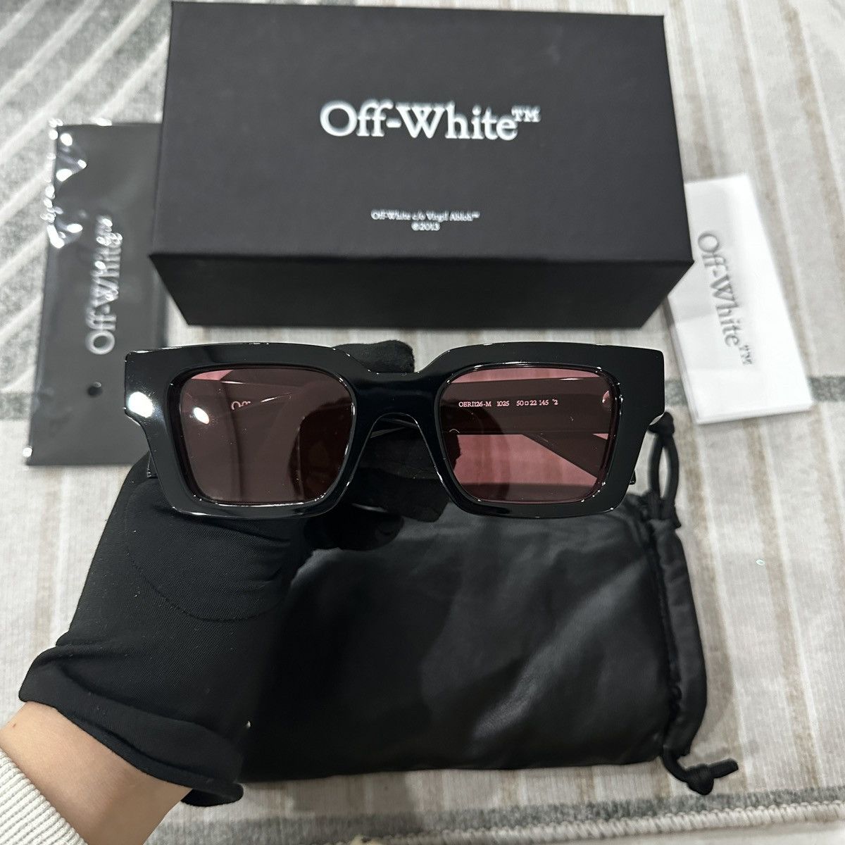 Off-White OFF-WHITE VIRGIL SUNGLASSES Size ONE SIZE - 3 Thumbnail