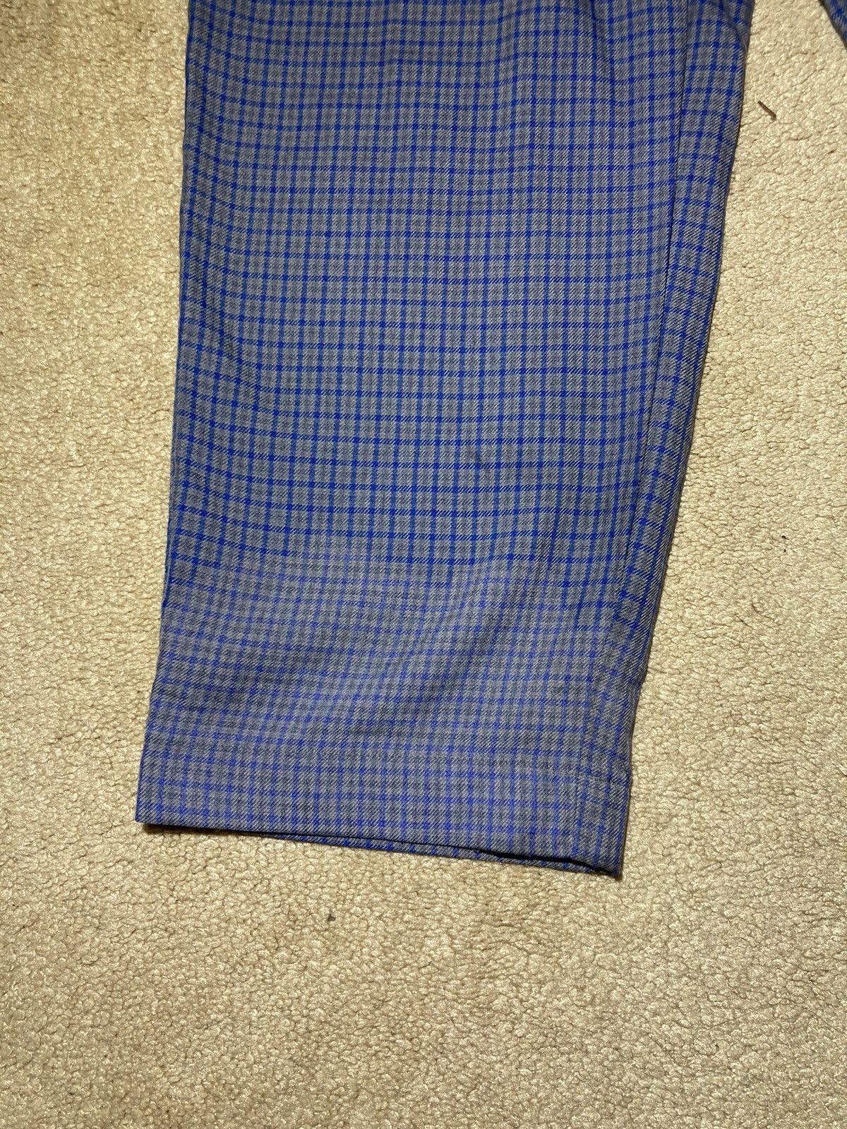 Comme des Garcons Homme Plus 1996 Comme Des Garcons Homme Plus Blue Plaid Check Pants S Size US 30 / EU 46 - 4 Thumbnail