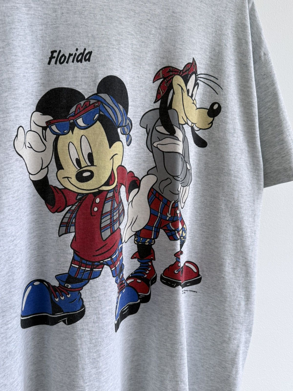 Disney Vintage 90s Mickey Mouse Goofy Graphic T-Shirt Size US XL / EU 56 / 4 - 5 Thumbnail