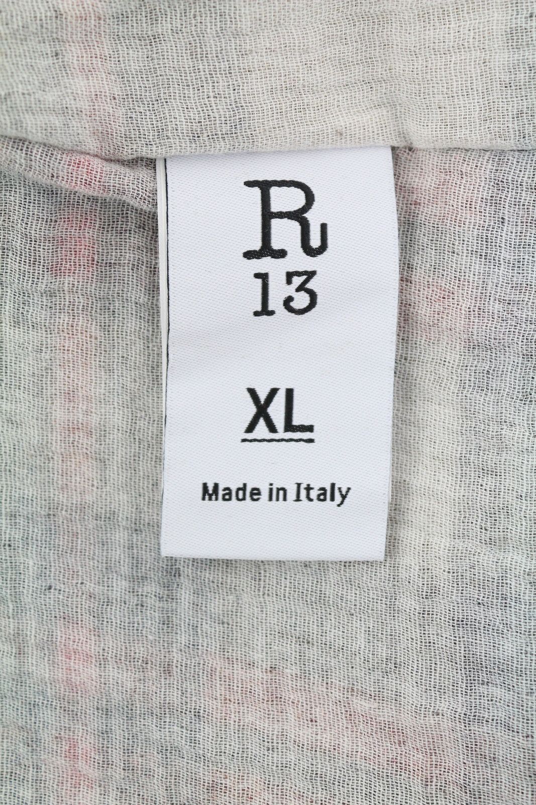 R13 SHREDDED SEAM DROP NECK XL Plaid Oversized Shirt 86559 Size XL / US 12-14 / IT 48-50 - 6 Thumbnail