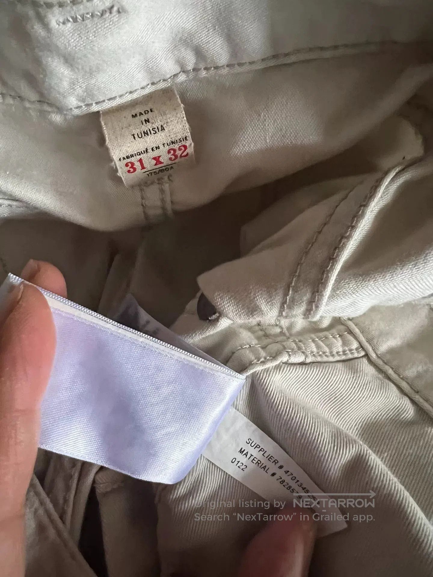 RRL Ralph Lauren RRL Double RL Light Beige Denim Pants. Size US 31 - 9 Thumbnail