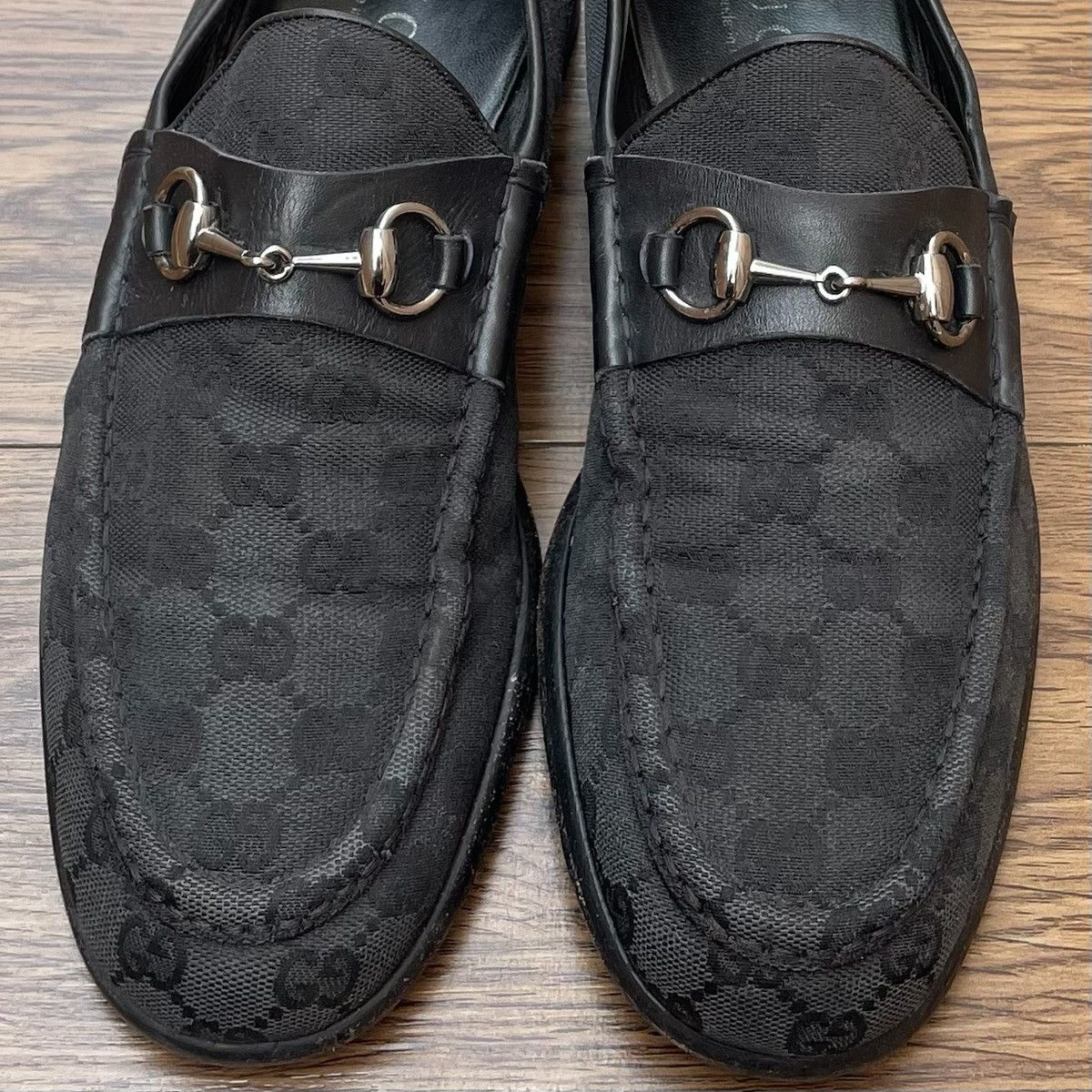Gucci Gucci Monogram Horsebit Loafer Size US 10.5 / EU 43-44 - 8 Thumbnail