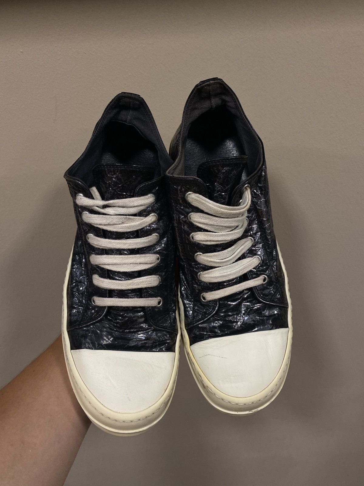 Rick Owens Drkshdw Rick Owens Dark Foil Sneakers Size US 11 / EU 44 - 2 Thumbnail