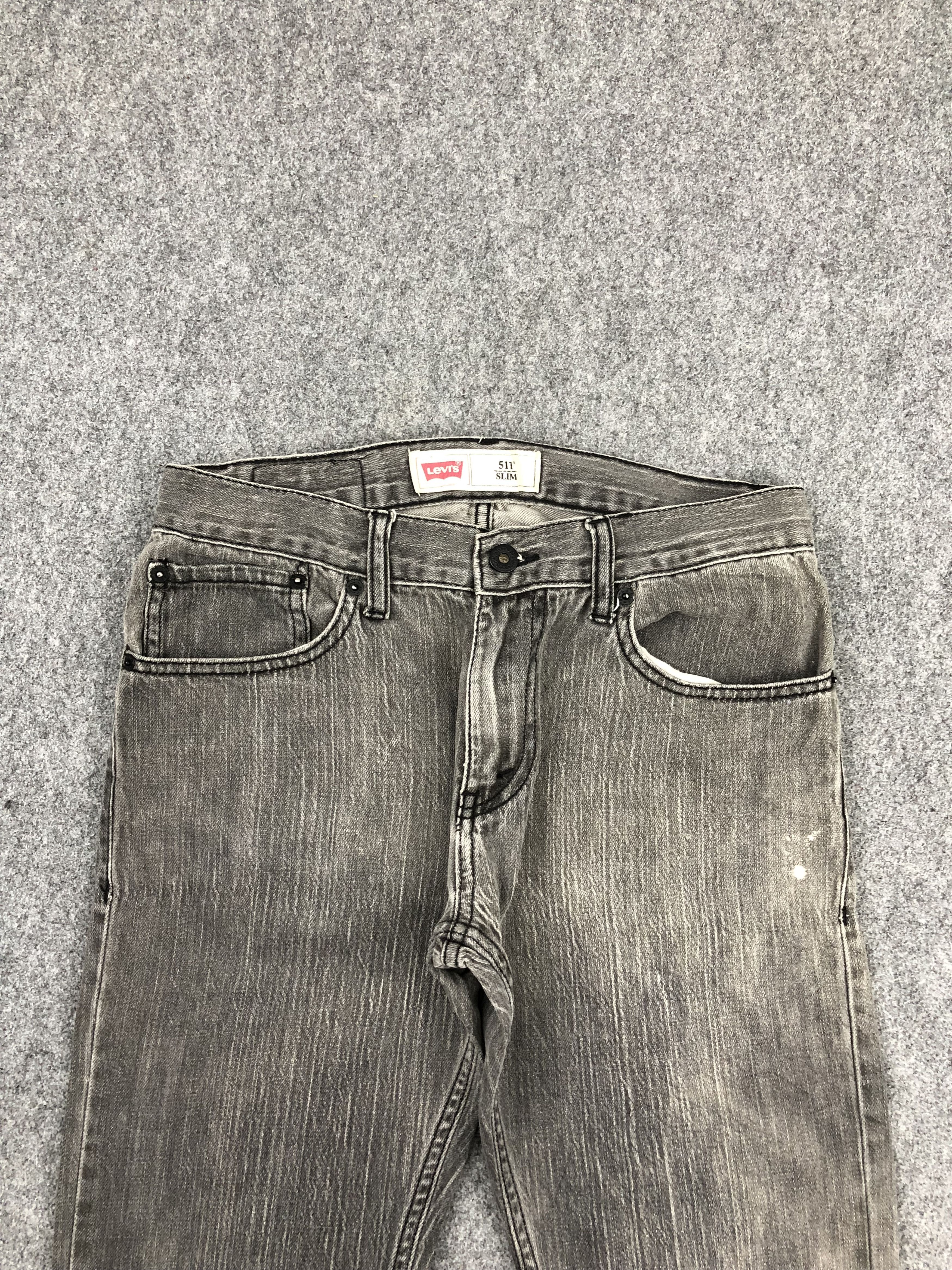 Levi's Vintage Levis 511 Faded Black Jeans DPP0245 Size US 30 / EU 46 - 2 Thumbnail