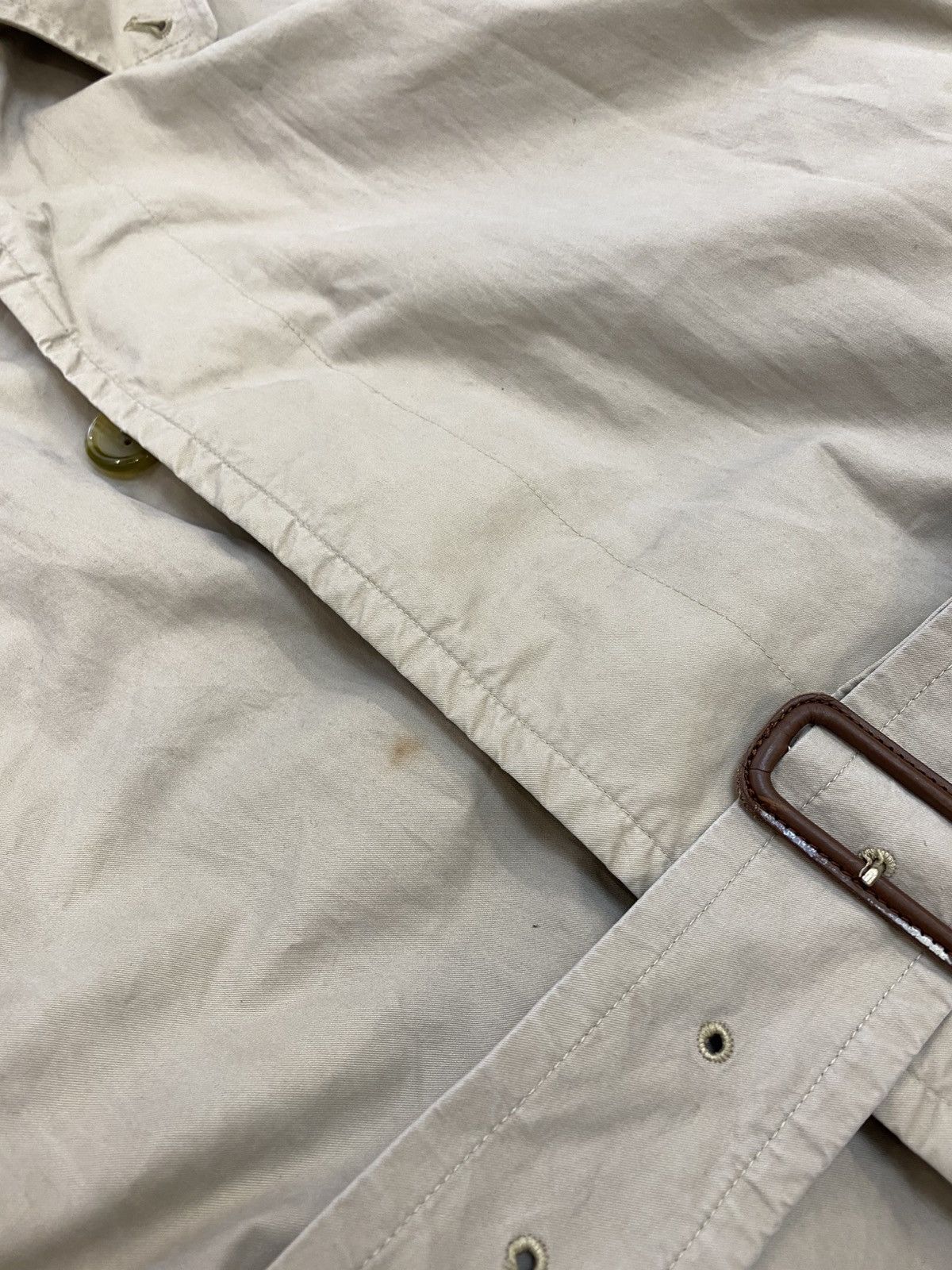 Burberry 90s Vintage Burberrys Prorsum Nova Check Trench Coat Belted Size US XL / EU 56 / 4 - 5 Thumbnail