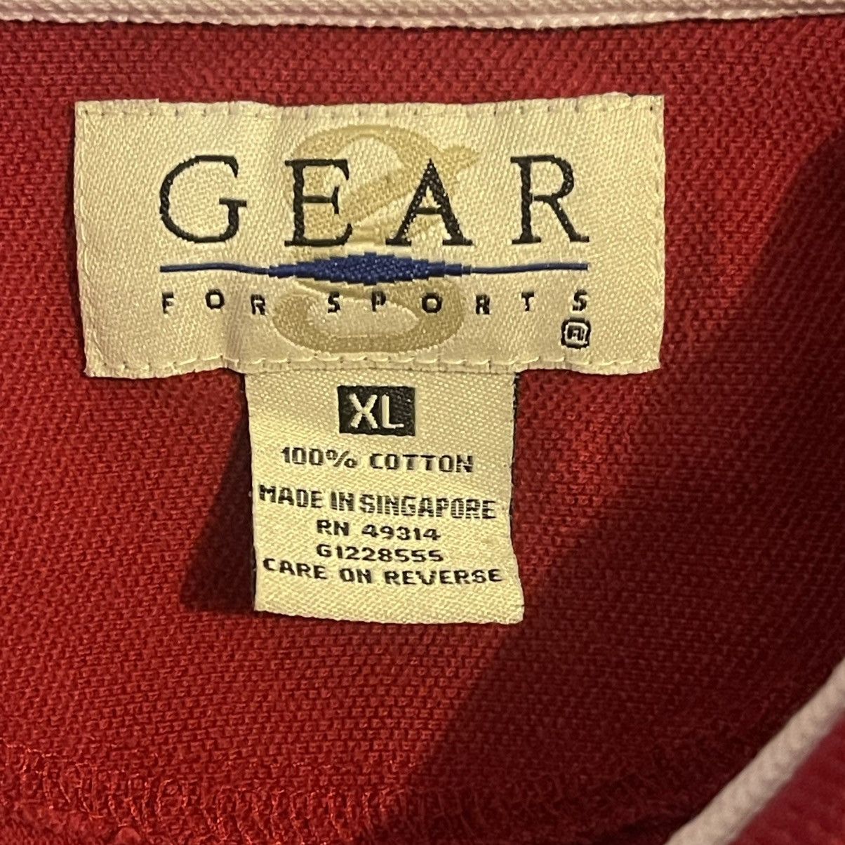 Gear for Sports Vintage Alaska Shirt Men XL Red Gear For Sports Polo Preppy Size US XL / EU 56 / 4 - 3 Thumbnail