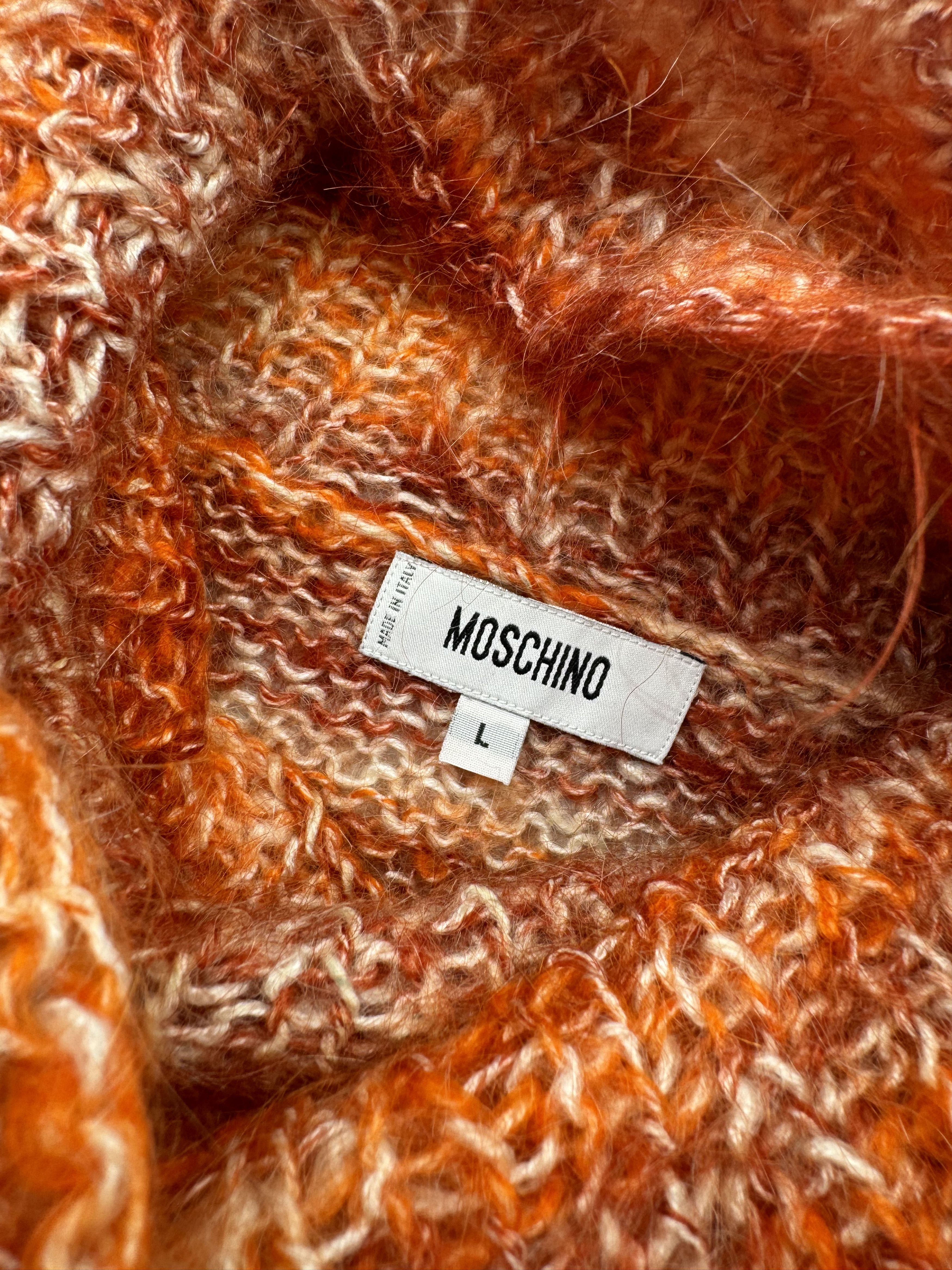 Moschino × Vintage Moschino Vintage Long Neck Amazing Sweater Size L / US 10 / IT 46 - 4 Thumbnail