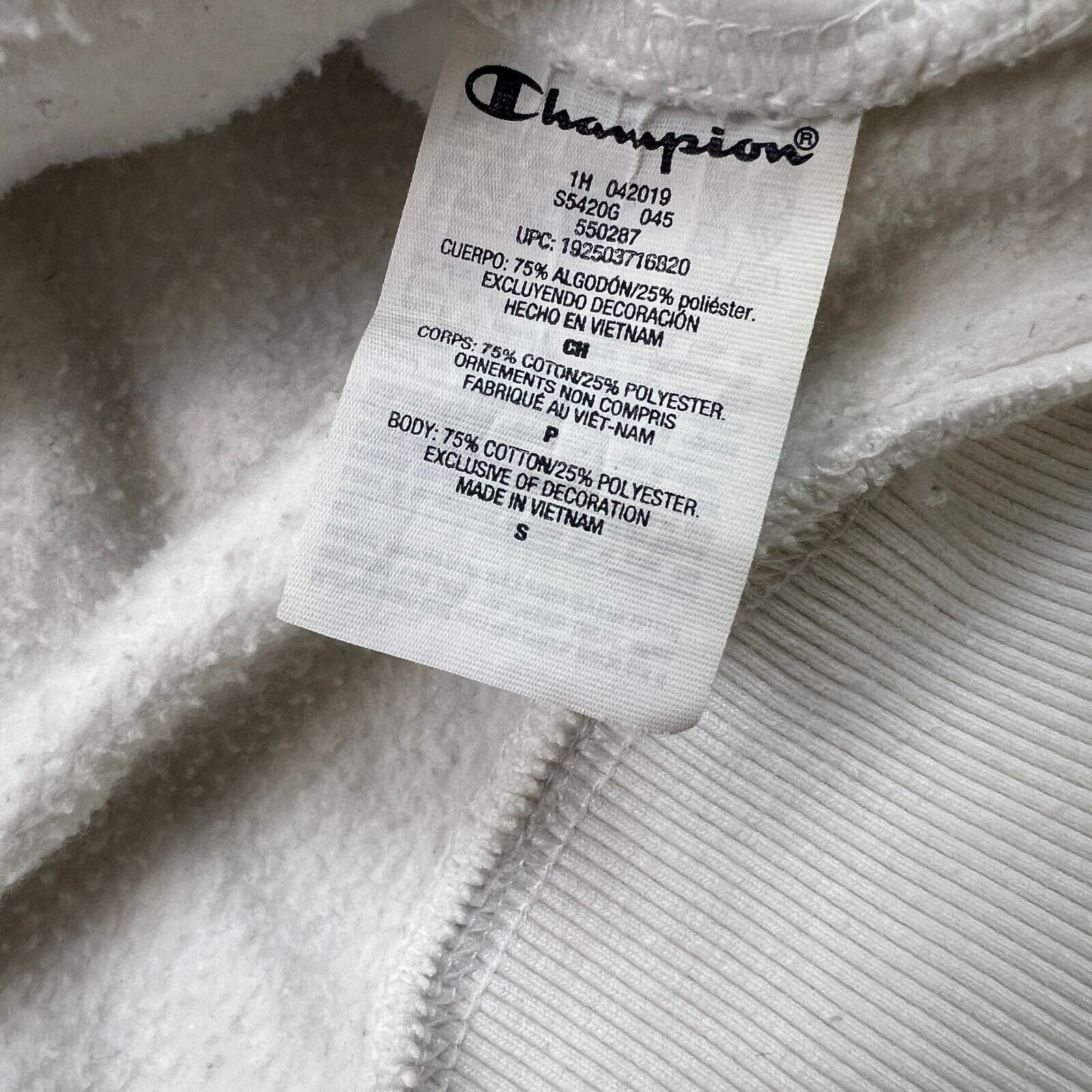 Champion × Vintage Champion Hoodie Small Reverse Weave Script Pullover Hooded Size US S / EU 44-46 / 1 - 9 Thumbnail