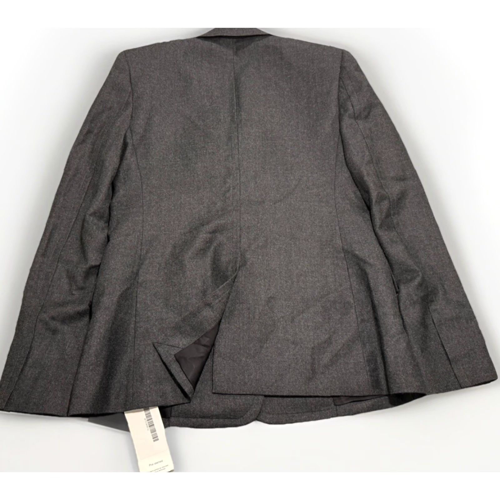 Theory THEORY Blazer Tailored 2 Button Sleek Flannel 100% Virgin Wool Size 0 Gray Size XS / US 0-2 / IT 36-38 - 7 Thumbnail