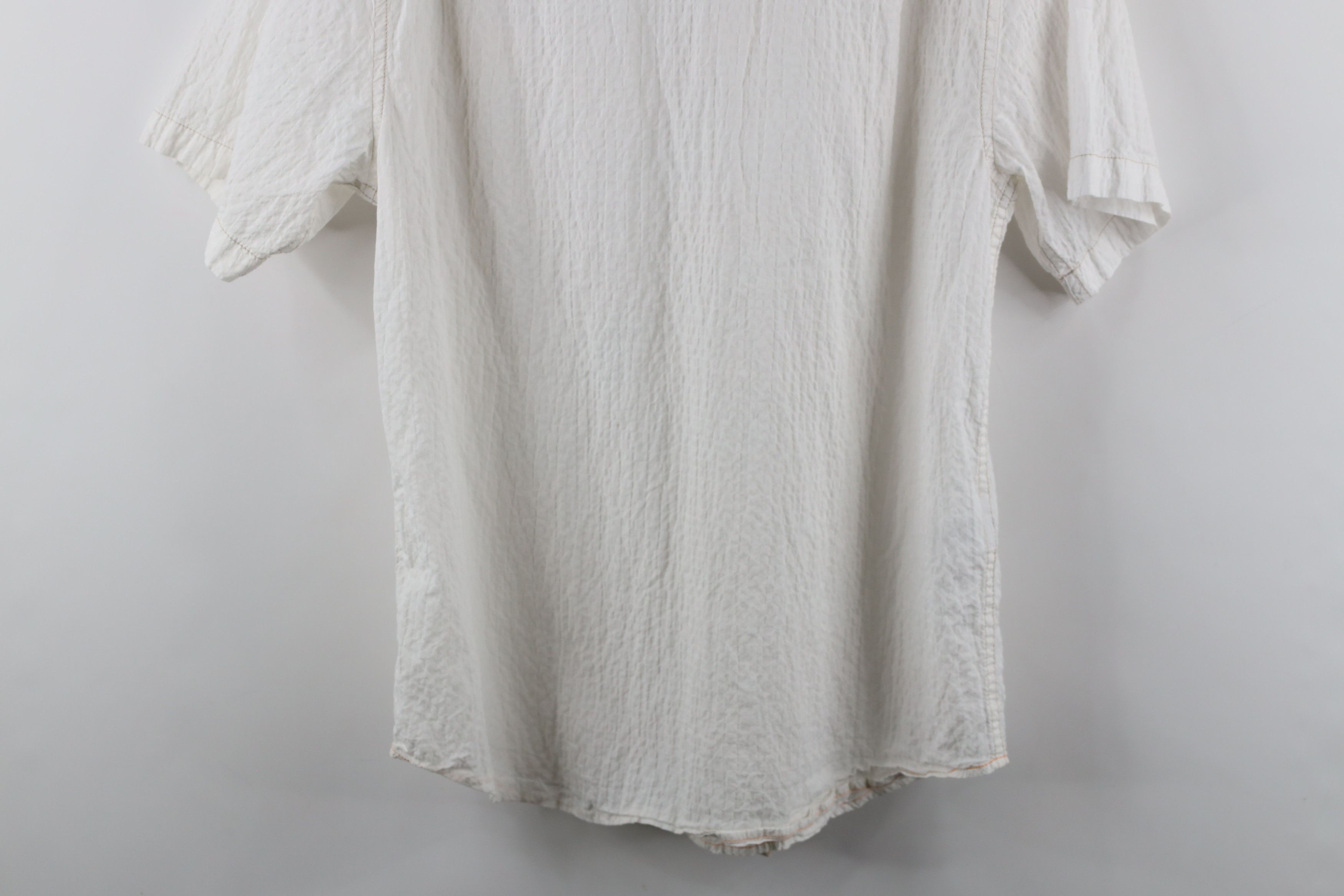 Tommy Bahama × Vintage Tommy Bahama Seersucker Short Sleeve Collared Button Shirt Size US M / EU 48-50 / 2 - 11 Thumbnail