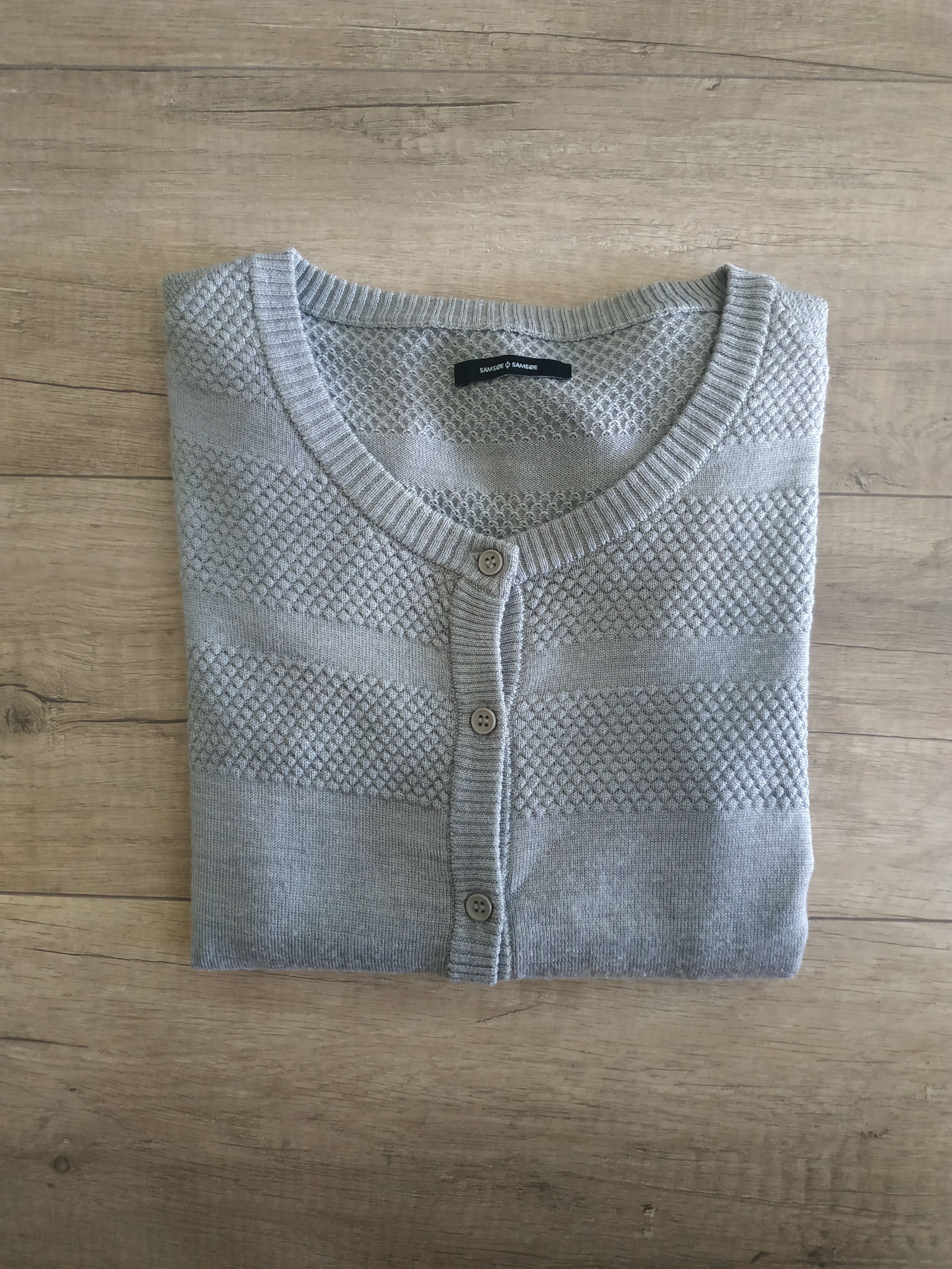 Samsoe Samsoe Samsoe&Samsoe 'Aino' Women's Wool Blend Cardigan, s. SMALL Size S / US 4 / IT 40 - 3 Thumbnail