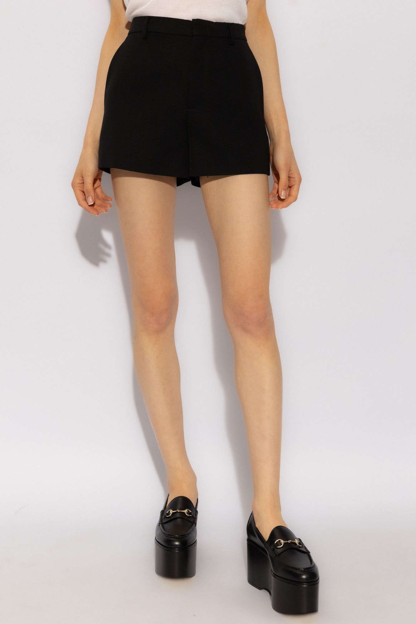 Gucci o1la5ras0526 Wool Shorts in Black Size 32" / US 10 / IT 46 - 3 Thumbnail