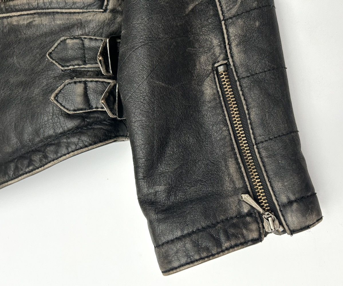 Hein Gericke × Vintage Vintage Hein Gericke Faded Leather Cafe Racer Biker Jacket Size US M / EU 48-50 / 2 - 11 Thumbnail