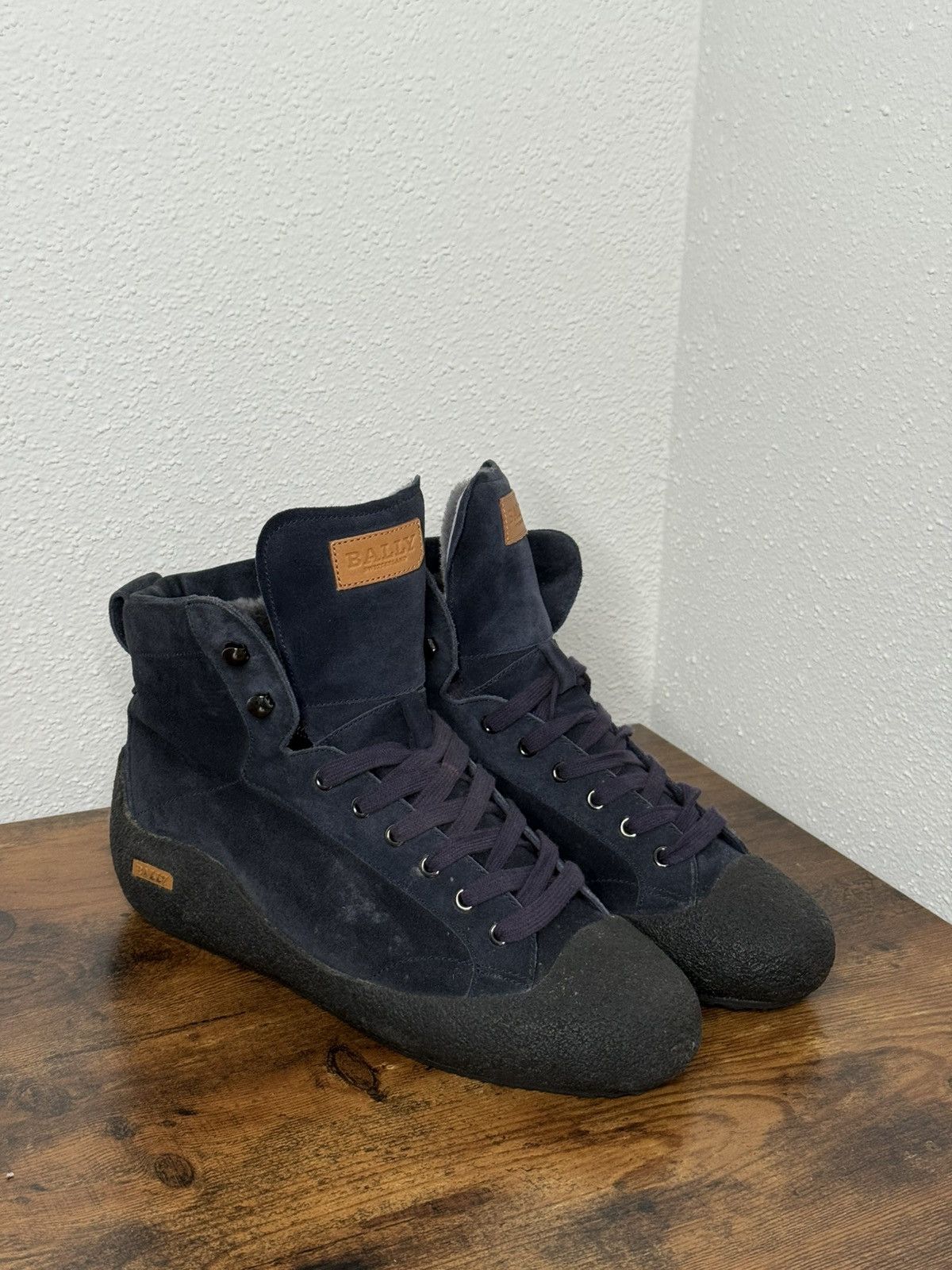 Bally BALLY Men's Suede Ankle Boots Ellon Fur Size US 8 / EU 41 - 1 Thumbnail